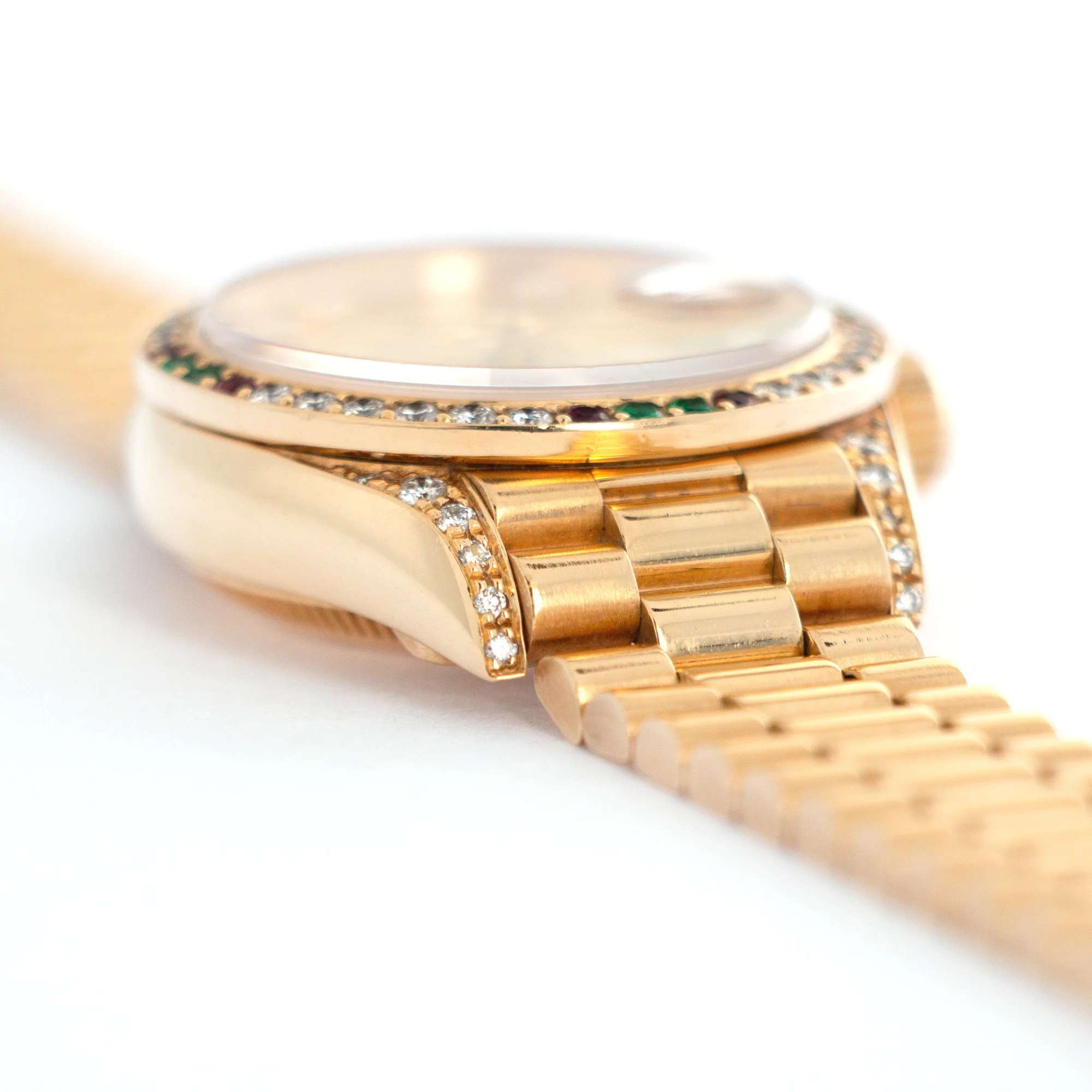 Rolex Yellow Gold Datejust Diamond and Ruby Watch Ref. 69038 - Image 3