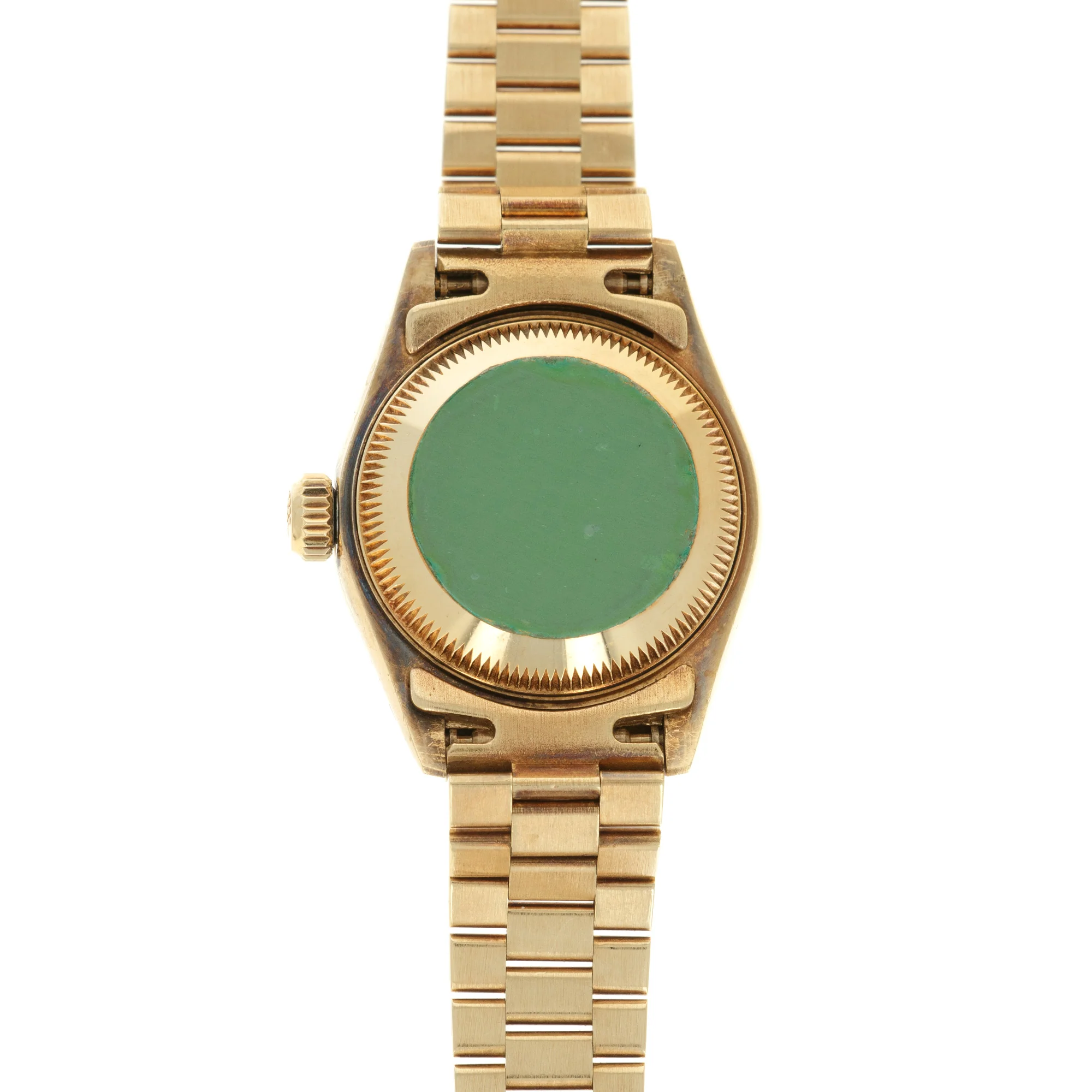 Rolex Yellow Gold Datejust Diamond Sapphire Watch - Image 5