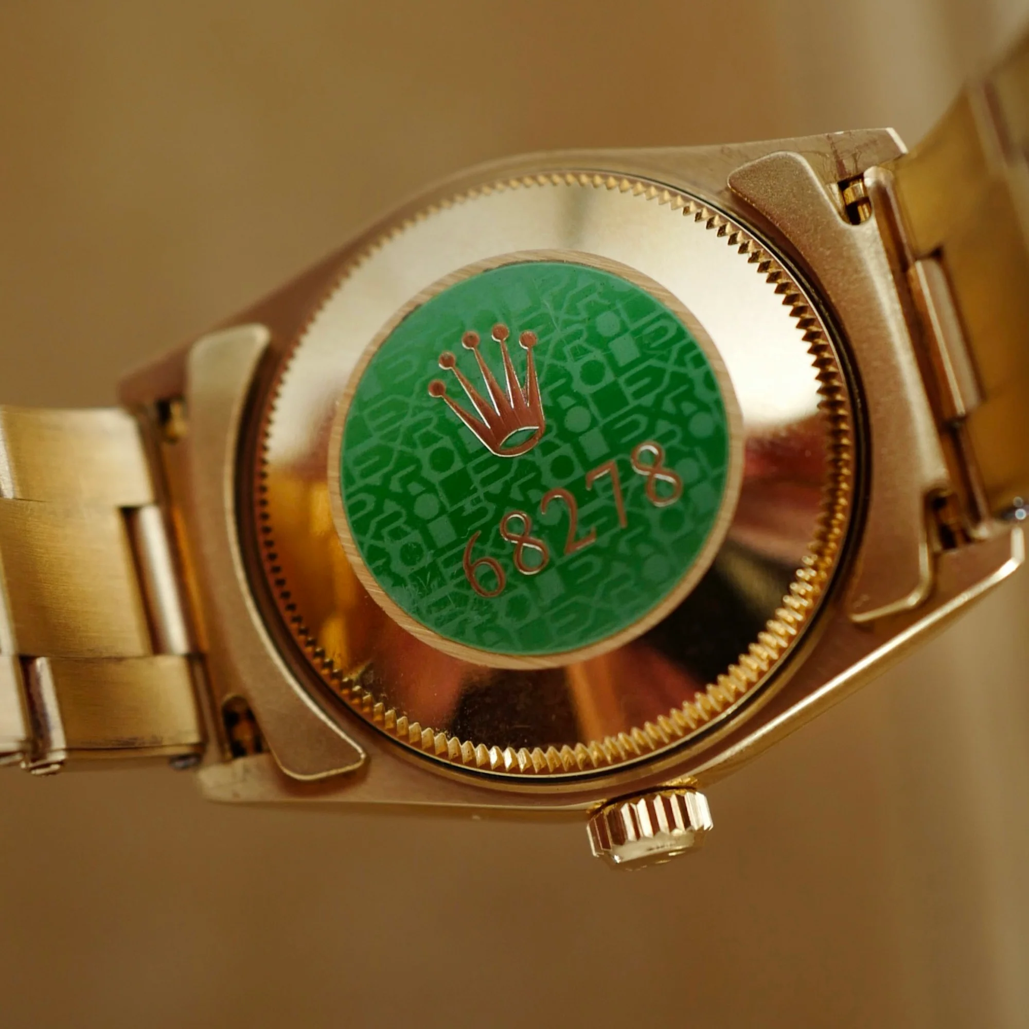 Rolex Yellow Gold Datejust Ref. 68278 with Rare Logo Dial - Image 3