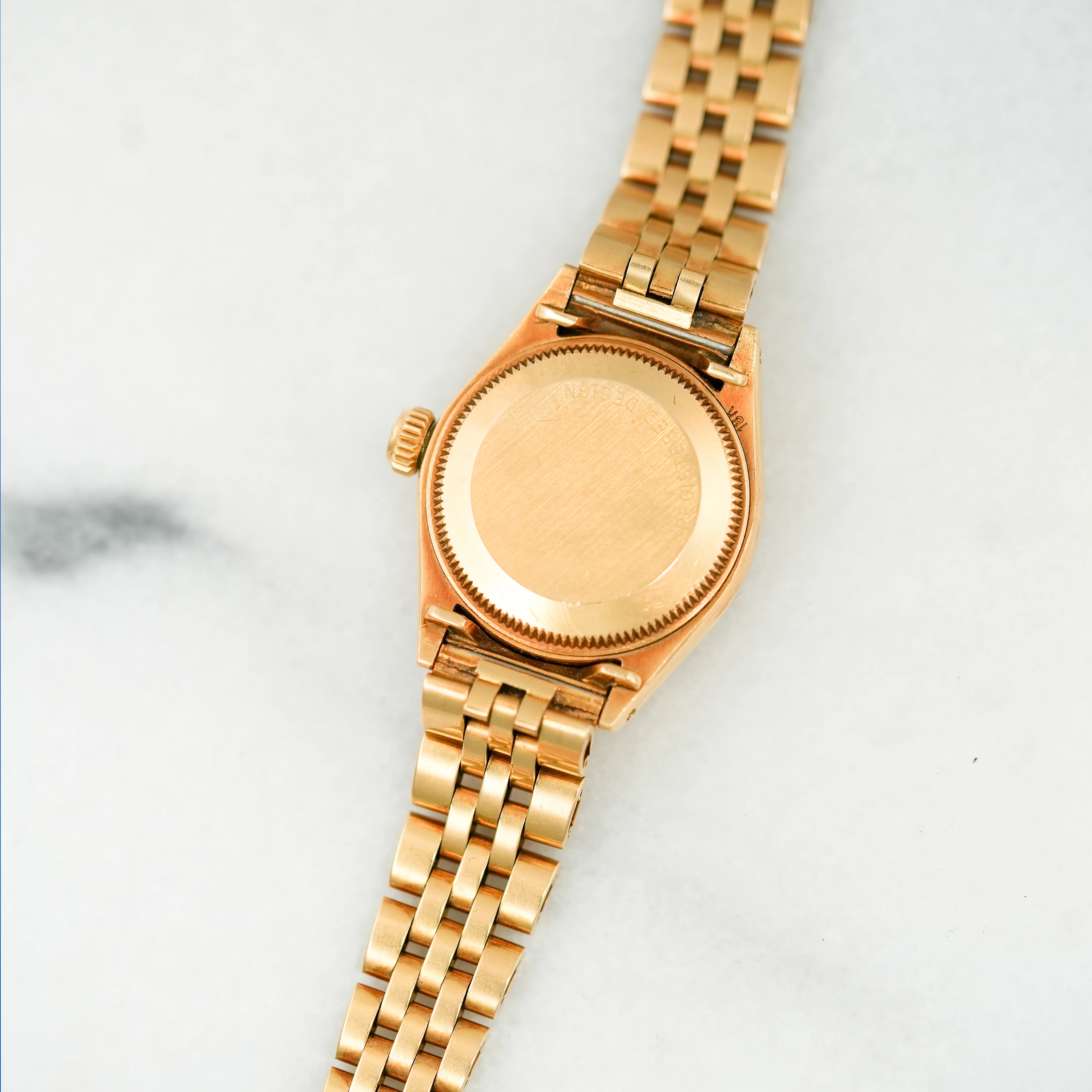 Rolex Yellow Gold Datejust Ref. 6913 with Oxblood Stella Dial (New Arrival) - Image 5