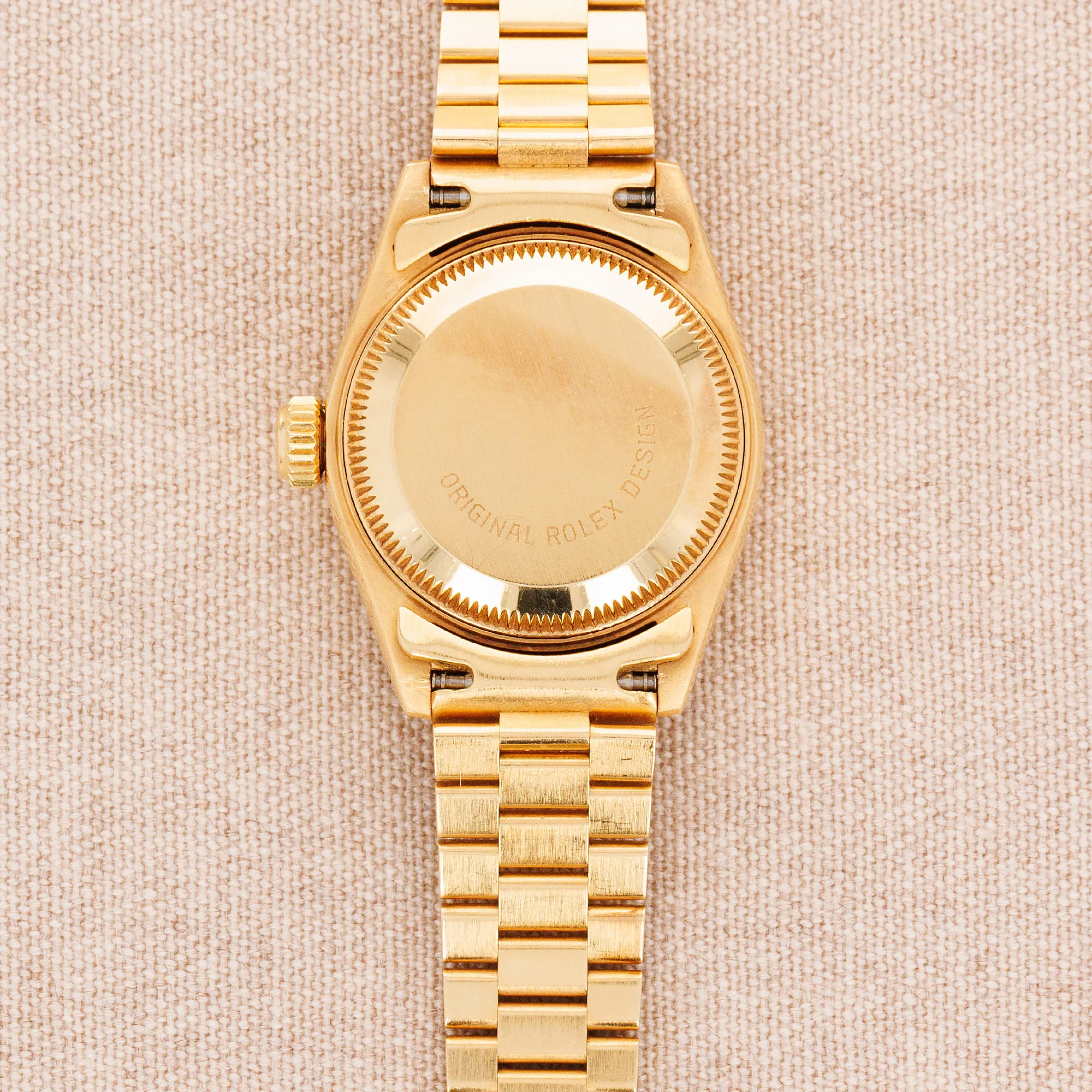 Rolex Yellow Gold Datejust Ref. 69178 with Ruby and Diamond String Dial - Image 3