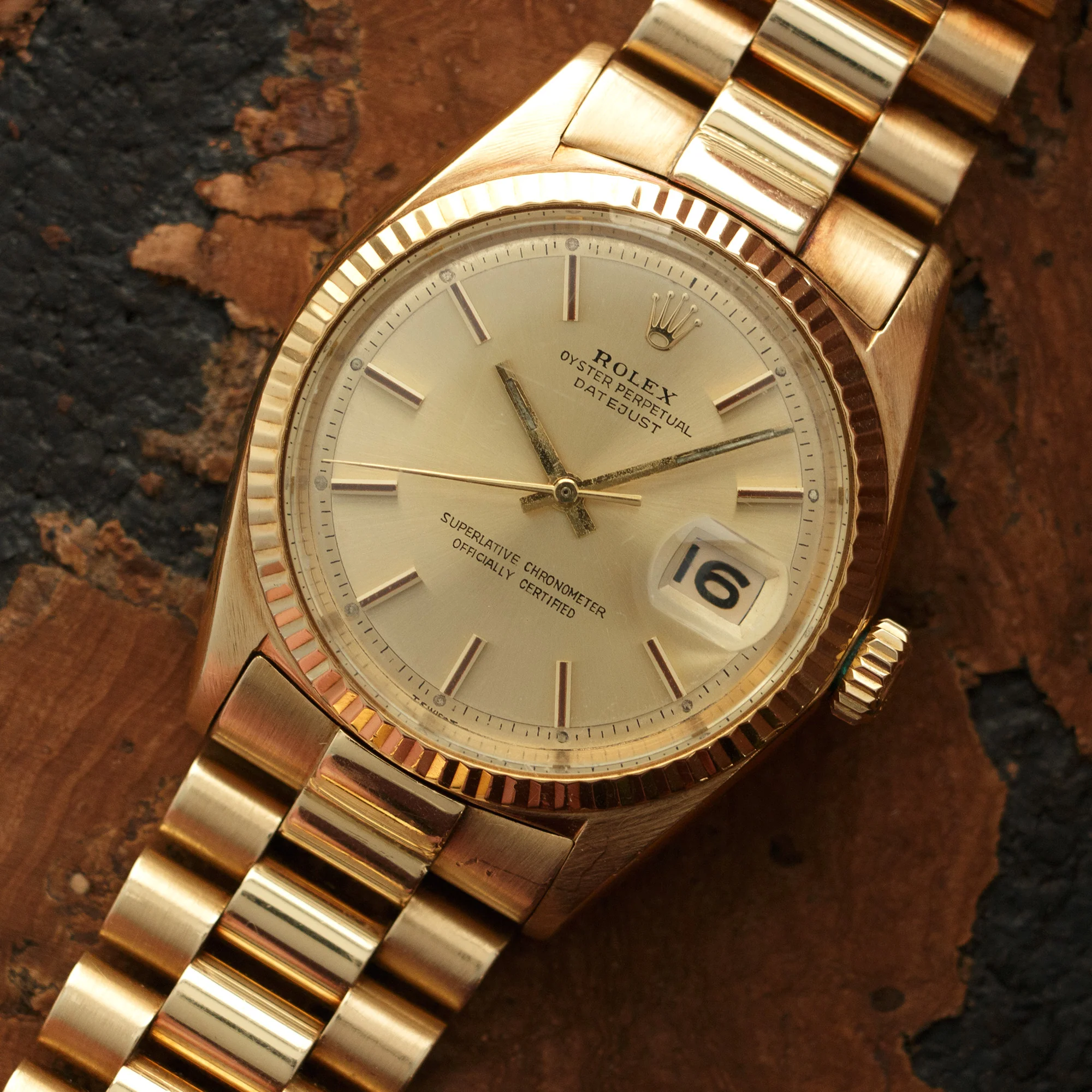 Rolex Yellow Gold Datejust Watch Ref. 1601, from 1967 - Image 2