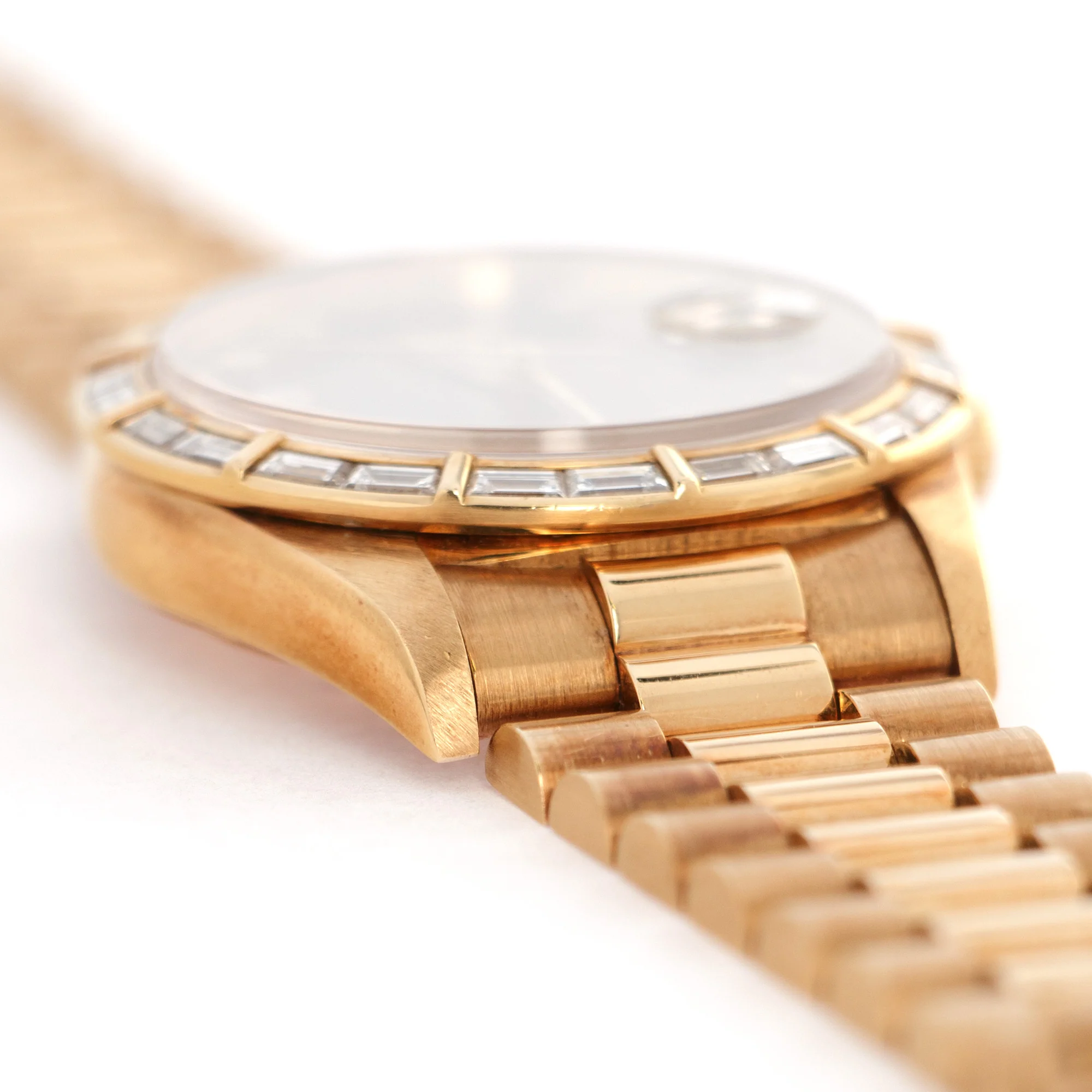 Rolex Yellow Gold Day-Date, Ref. 18368 with Original Baguette Diamonds - Image 3