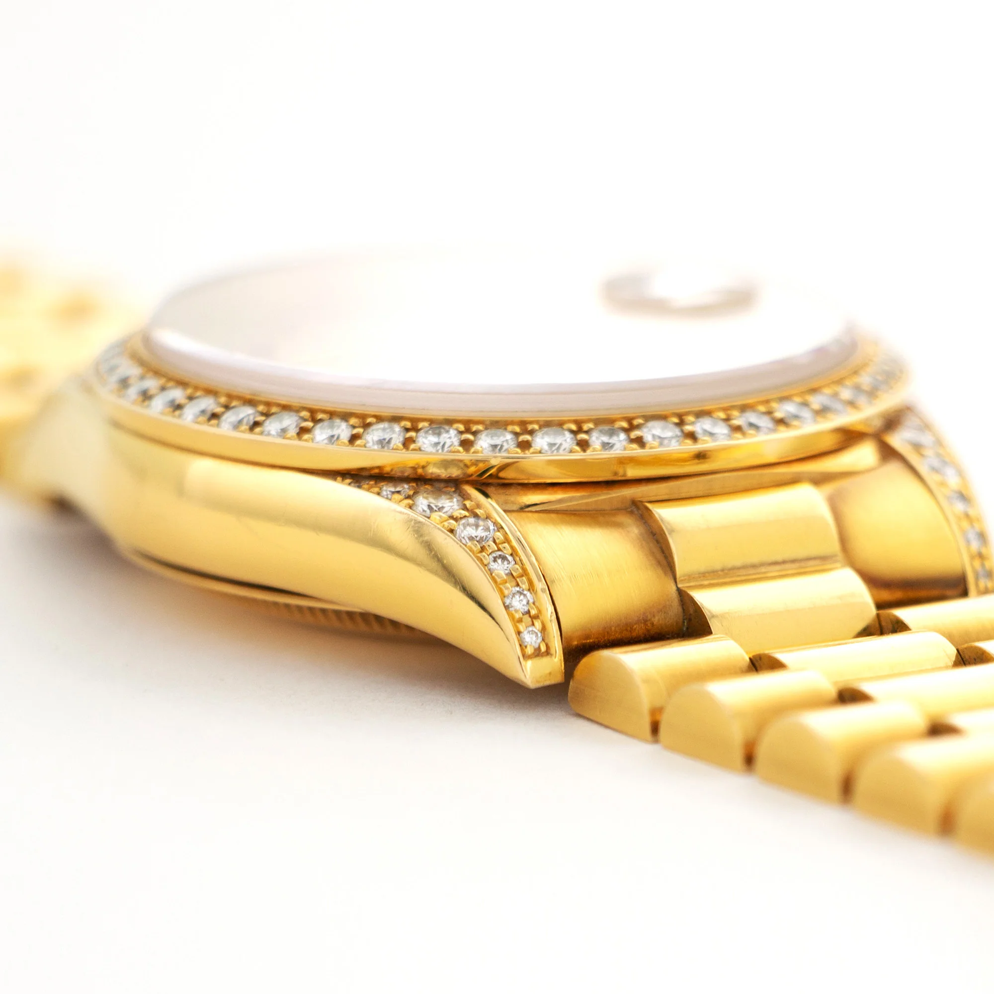 Rolex Yellow Gold Day-Date Diamond Ruby Watch - Image 3