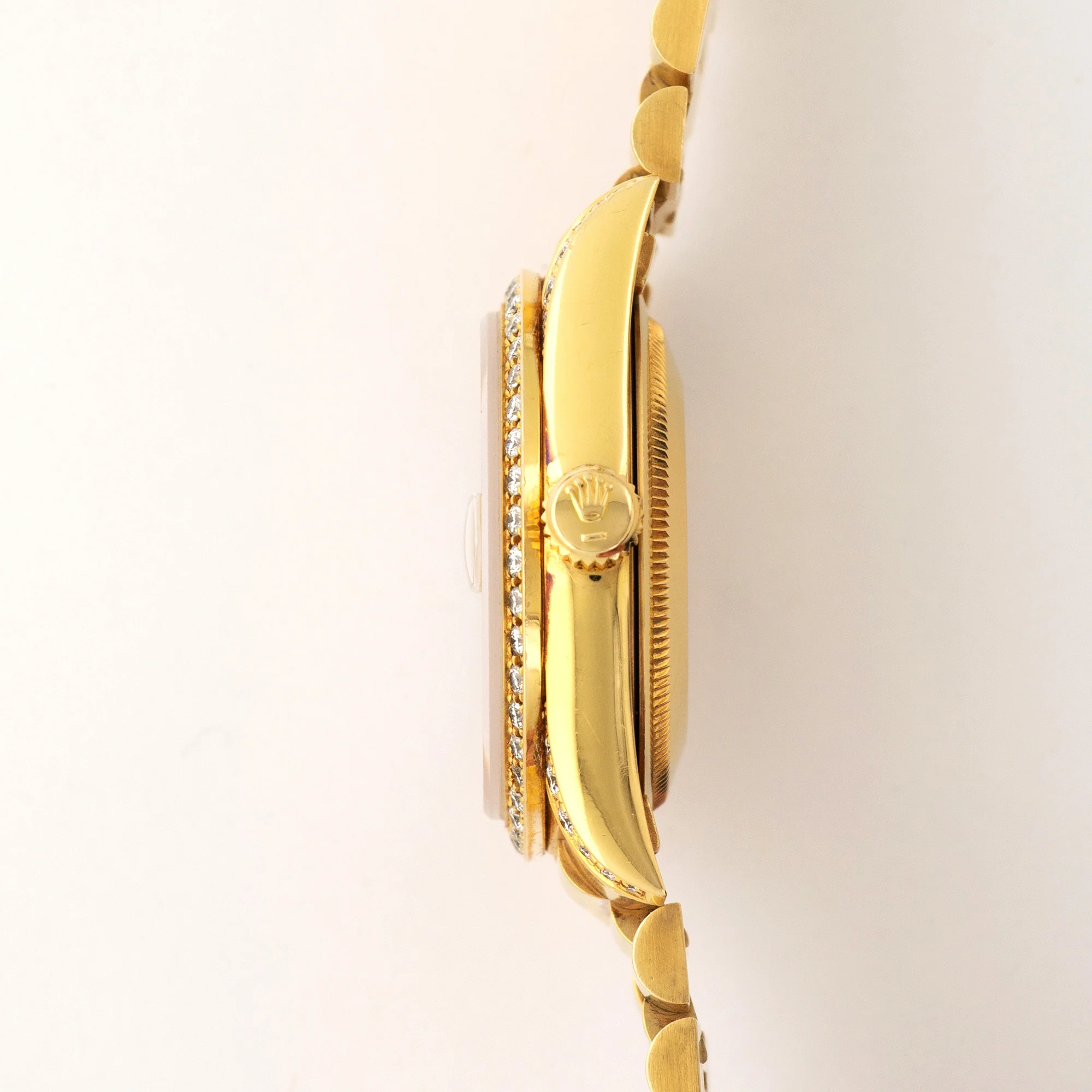 Rolex Yellow Gold Day-Date Diamond Ruby Watch - Image 4