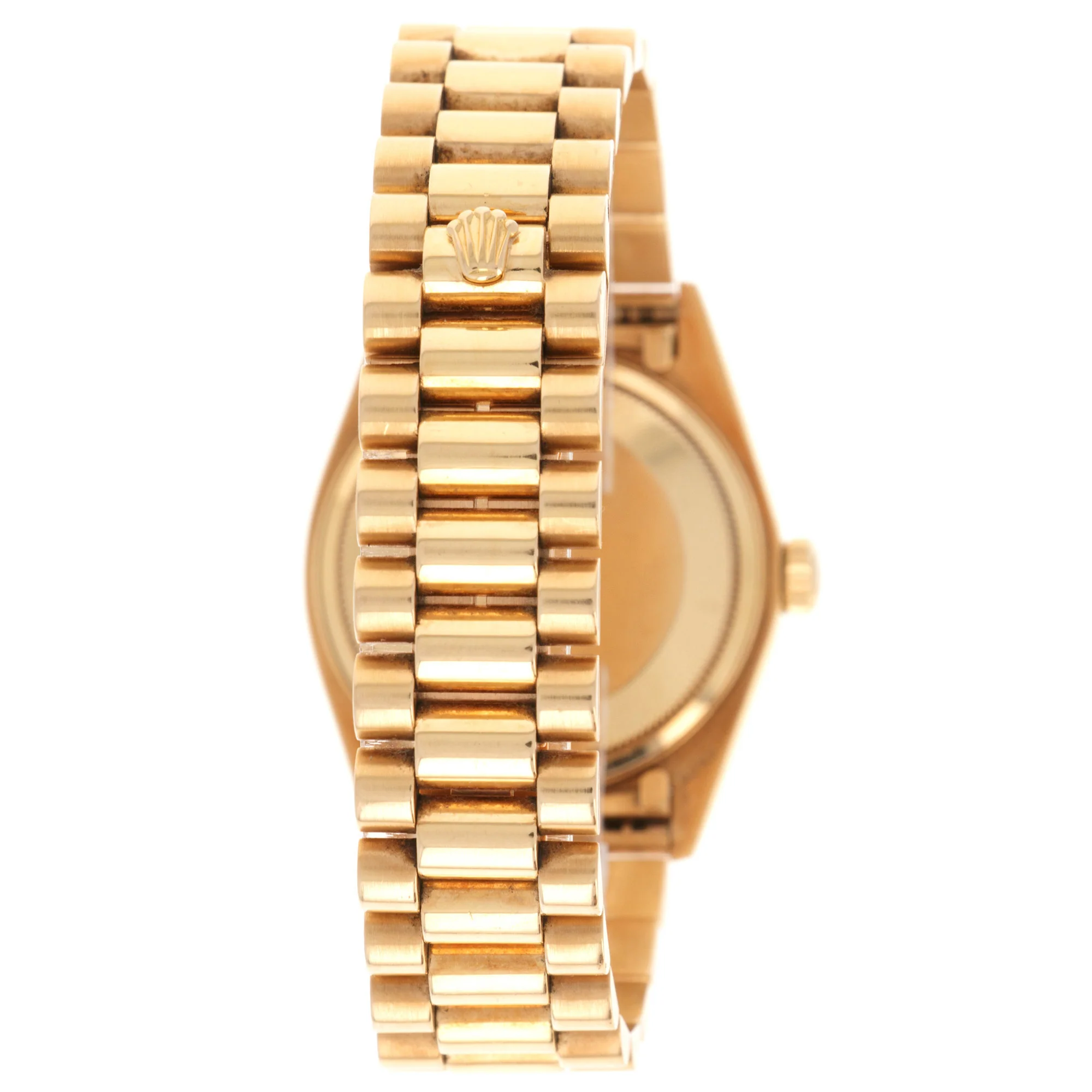 Rolex Yellow Gold Day-Date Diamond Watch Ref. 18038 - Image 6