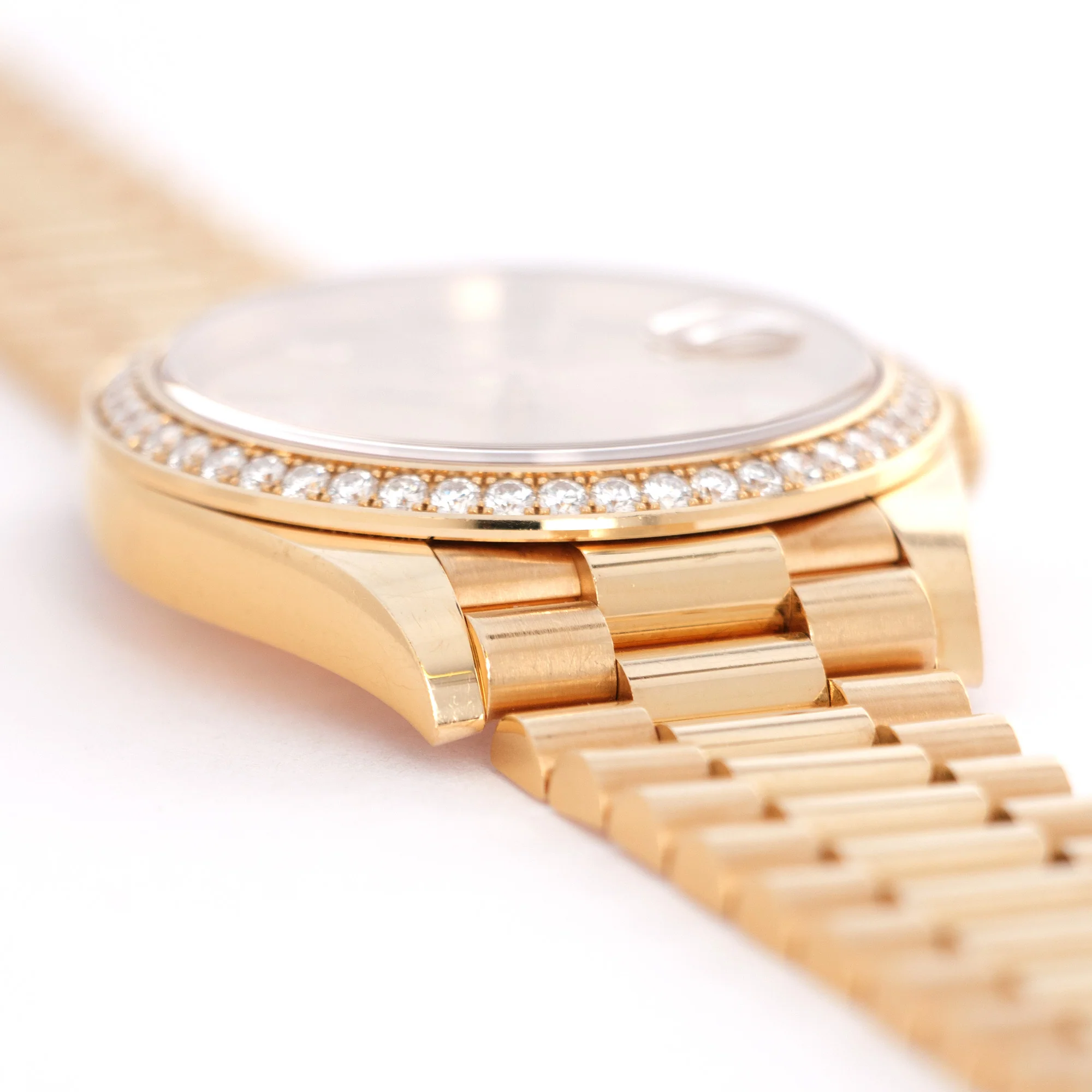 Rolex Yellow Gold Day-Date Diamond Watch Ref. 228348 - Image 3