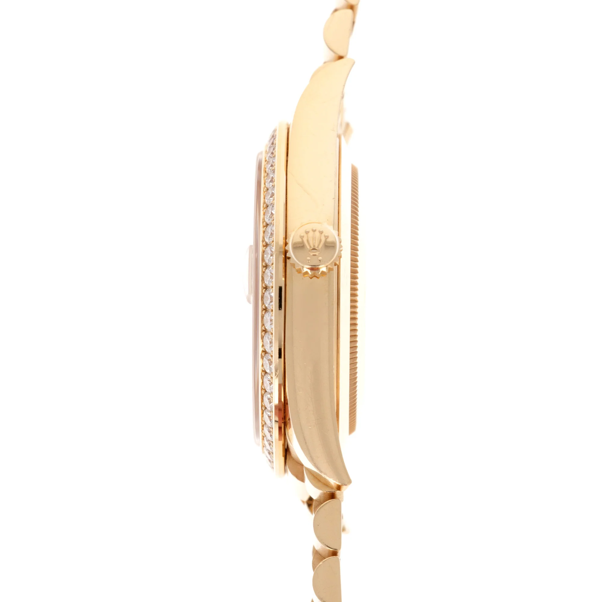 Rolex Yellow Gold Day-Date Diamond Watch Ref. 228348 - Image 4