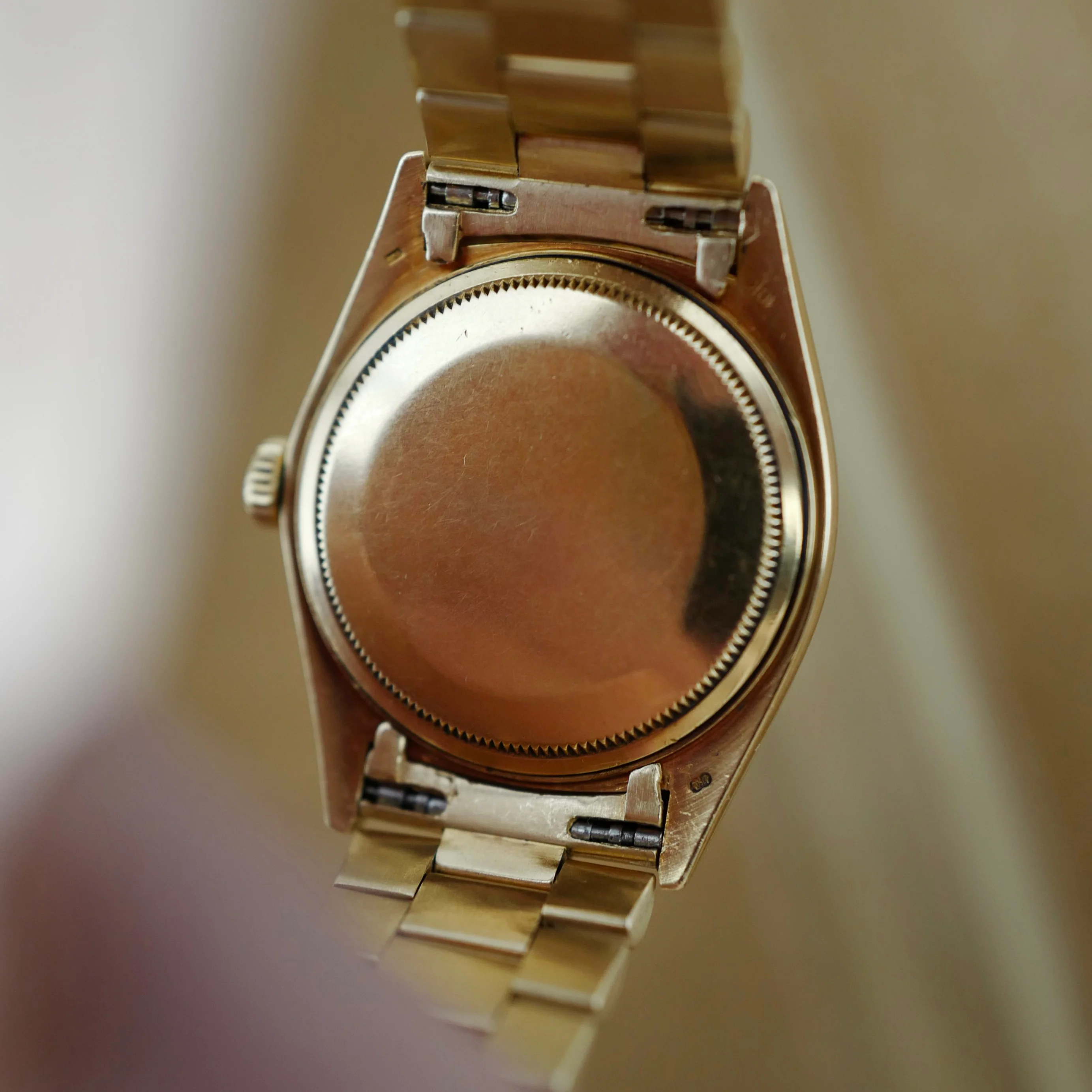 Rolex Yellow Gold Day-Date Green Stella Watch Ref. 18038 - Image 6