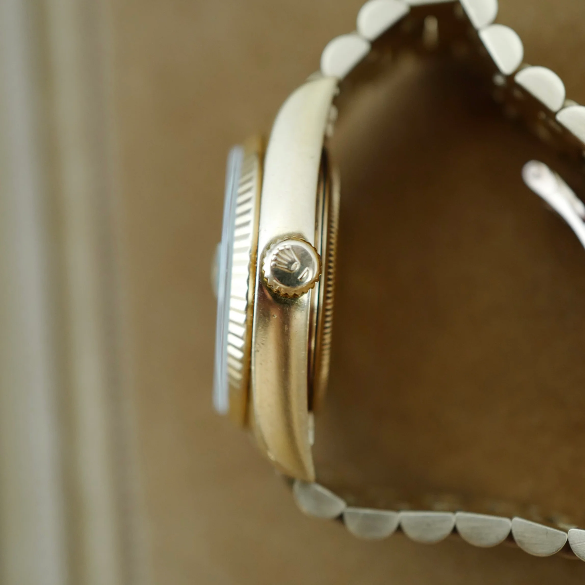 Rolex Yellow Gold Day-Date Green Stella Watch Ref. 18038 - Image 7