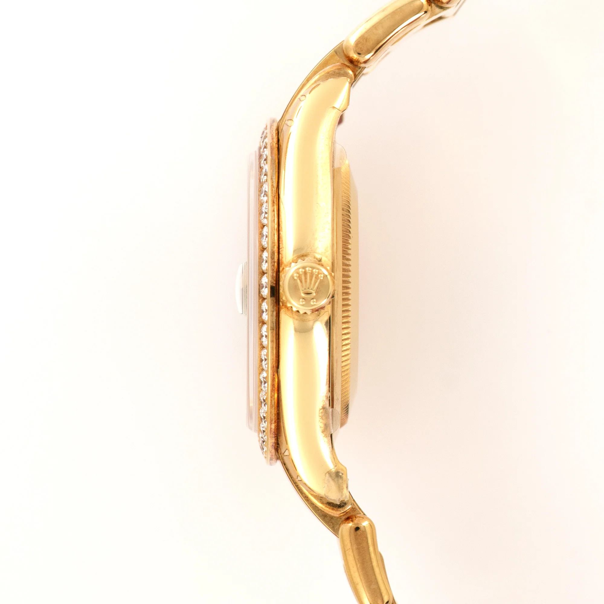 Rolex Yellow Gold Day-Date Masterpiece Green Watch Ref. 18948 - Image 4