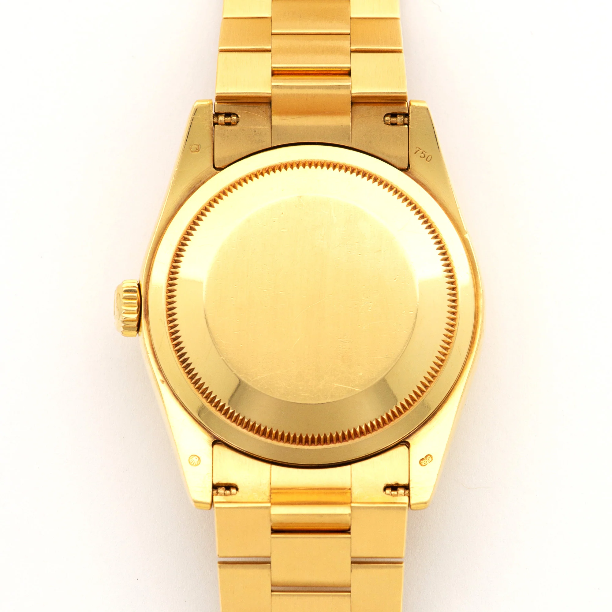 Rolex Yellow Gold Day-Date Mother of Pearl Ruby Watch Ref. 118238 - Image 4