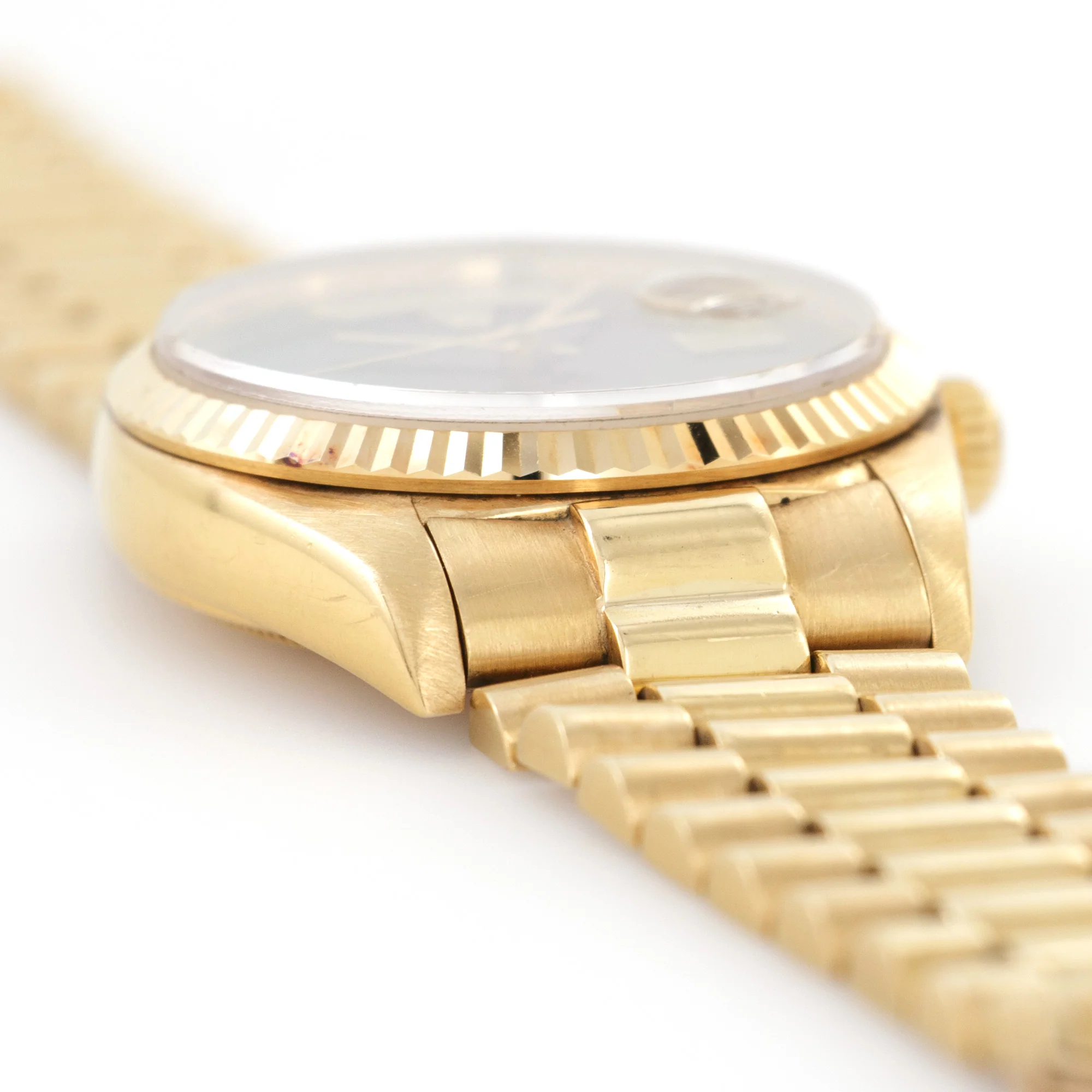 Rolex Yellow Gold Day-Date Onyx Dial Watch Ref. 18038 - Image 3