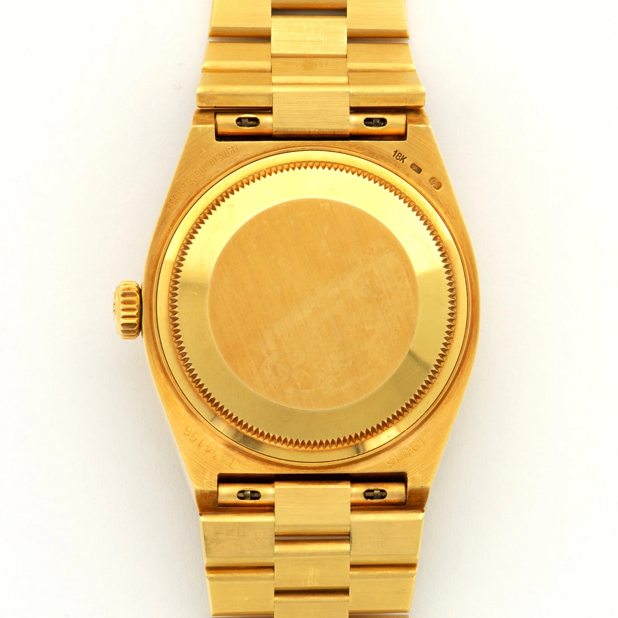 Rolex Yellow Gold Day-Date OysterQuartz Watch Ref. 19018 - Image 5