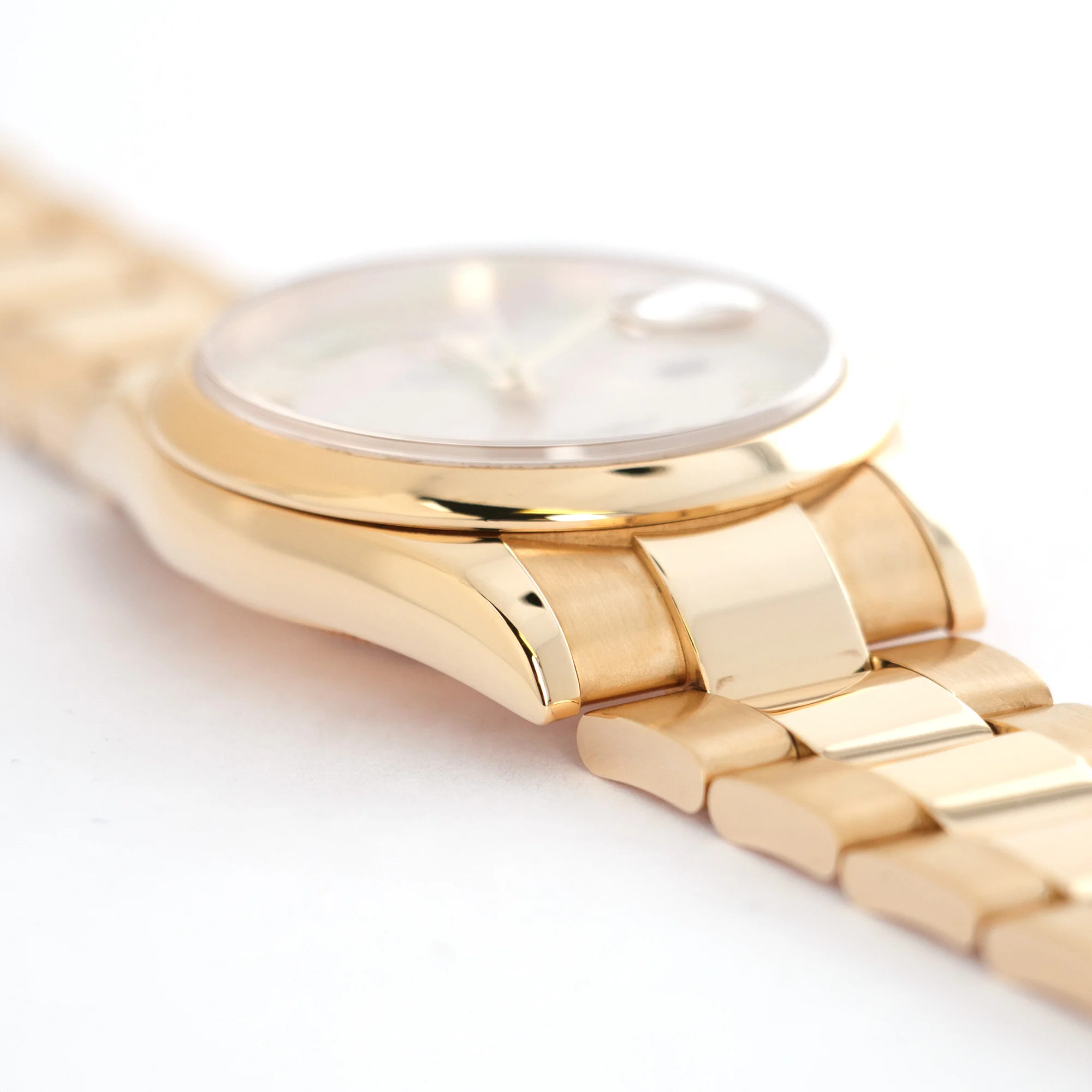 Rolex Yellow Gold Day-Date Pyramid Dial Watch, Ref. 118208 - Image 3