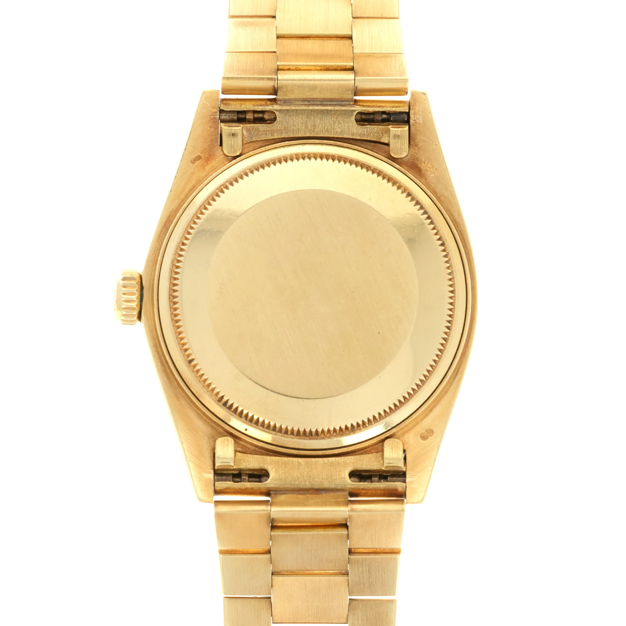 Rolex Yellow Gold Day-Date Red Vignette Diamond Watch Ref. 18048 - Image 5