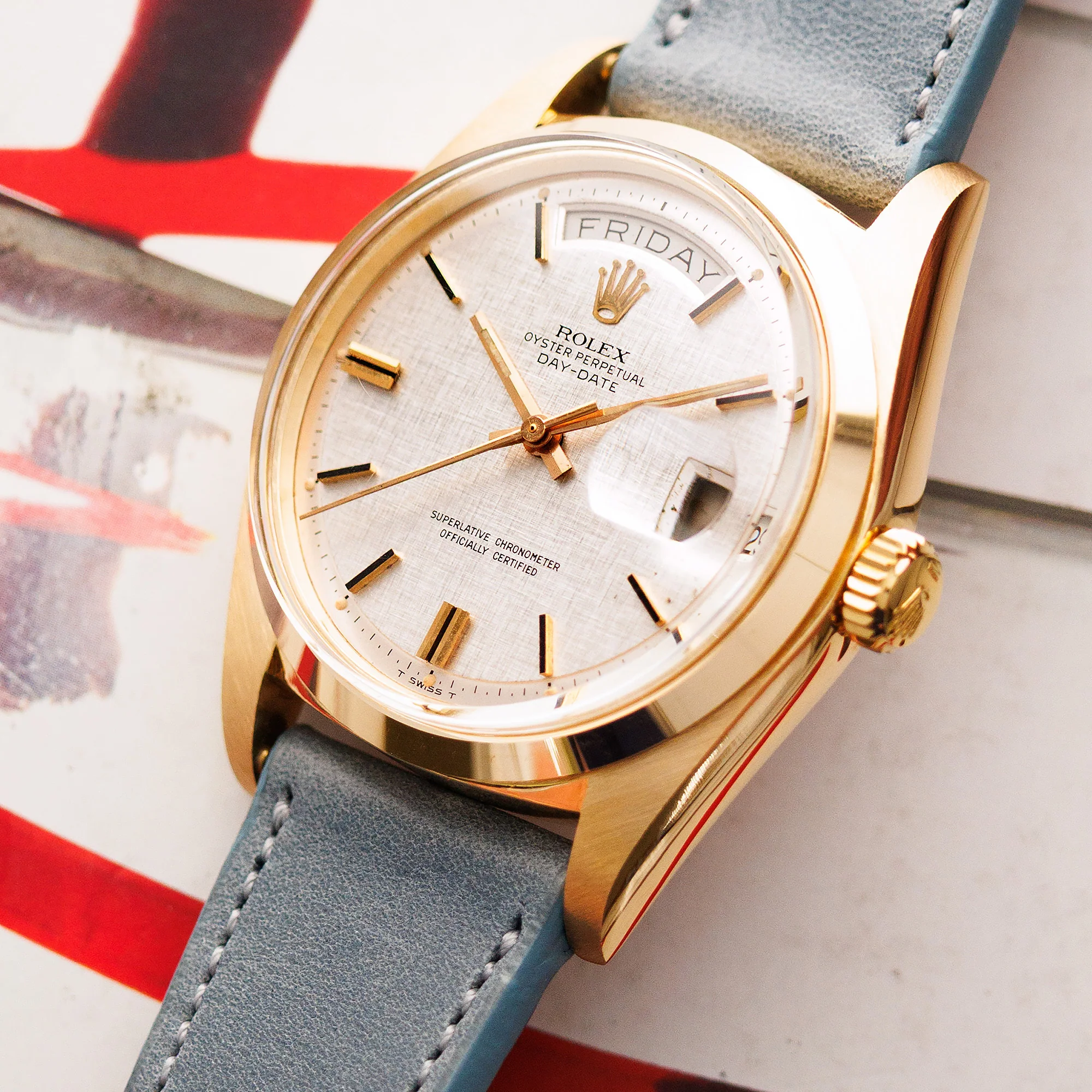 Rolex Yellow Gold Day Date Watch Ref. 1802 - Image 2