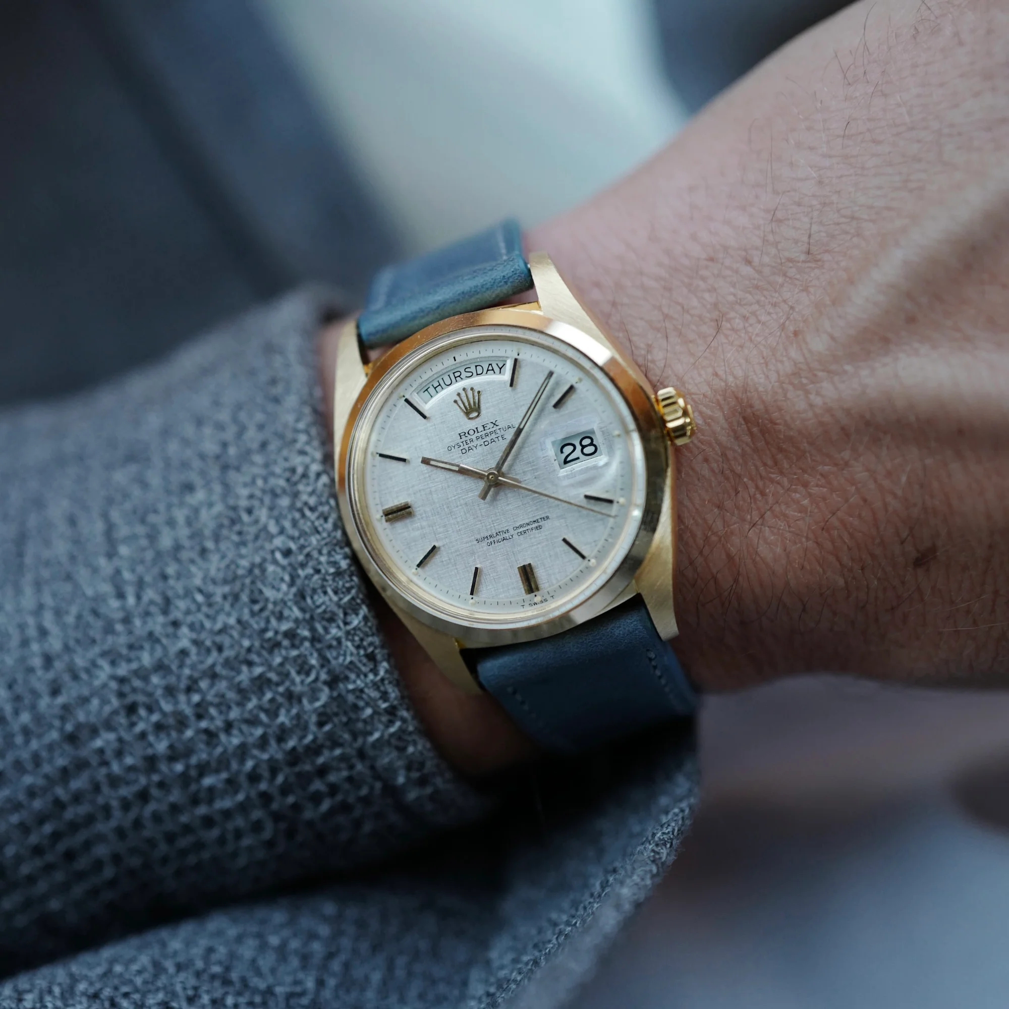 Rolex Yellow Gold Day Date Watch Ref. 1802 - Image 3