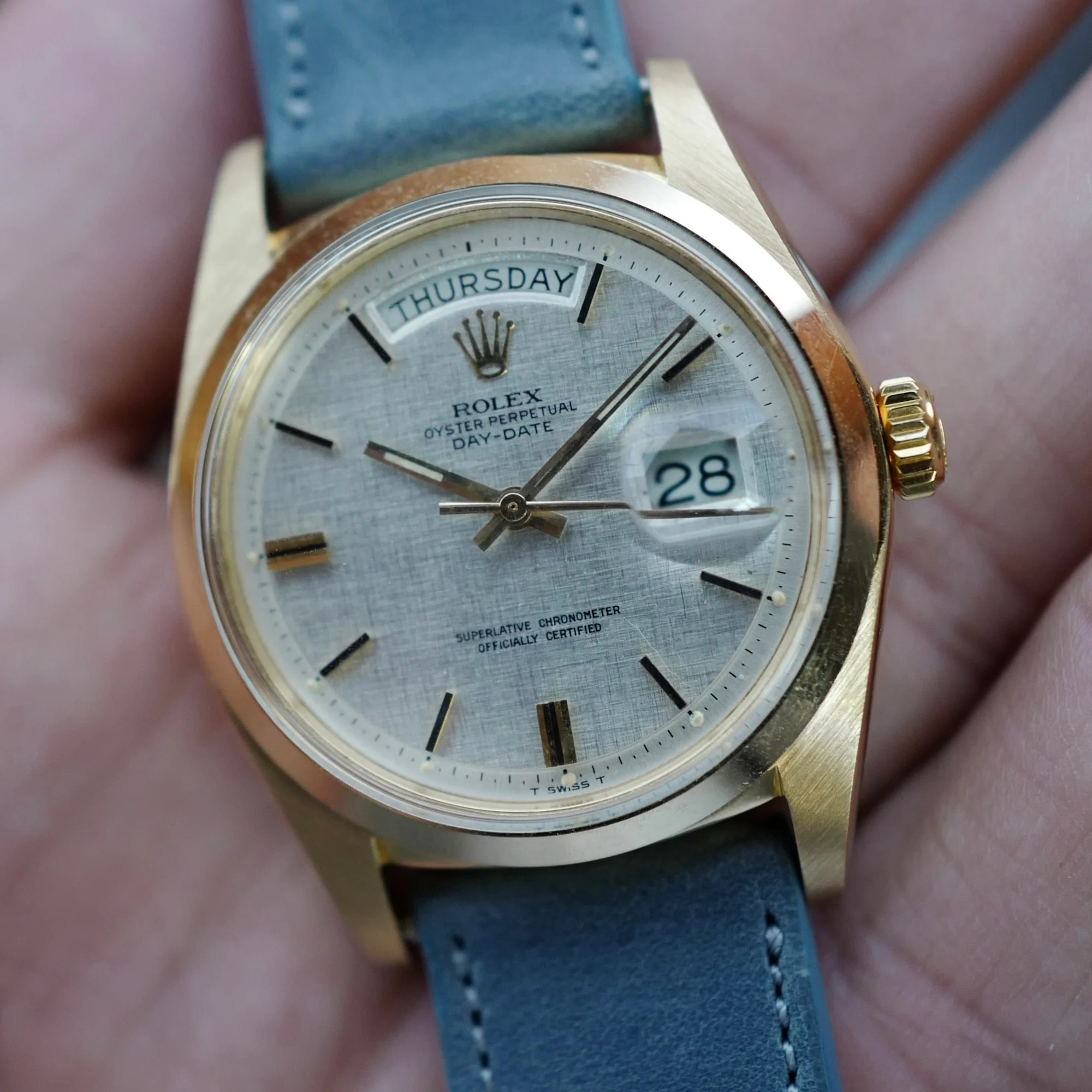Rolex Yellow Gold Day Date Watch Ref. 1802 - Image 5