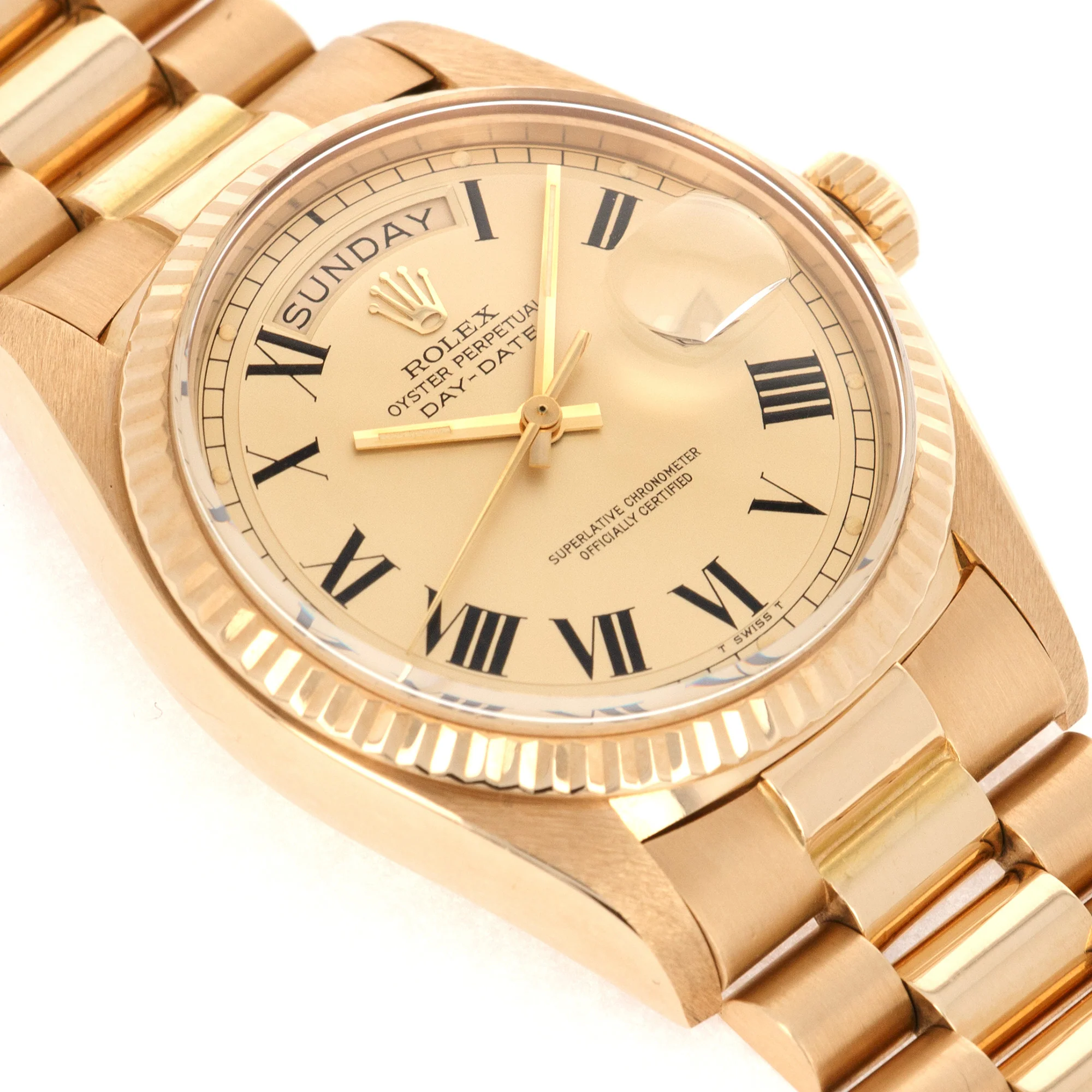 Rolex Yellow Gold Day-Date Ref. 1803 with Buckley Dial and Original Warranty - Image 3
