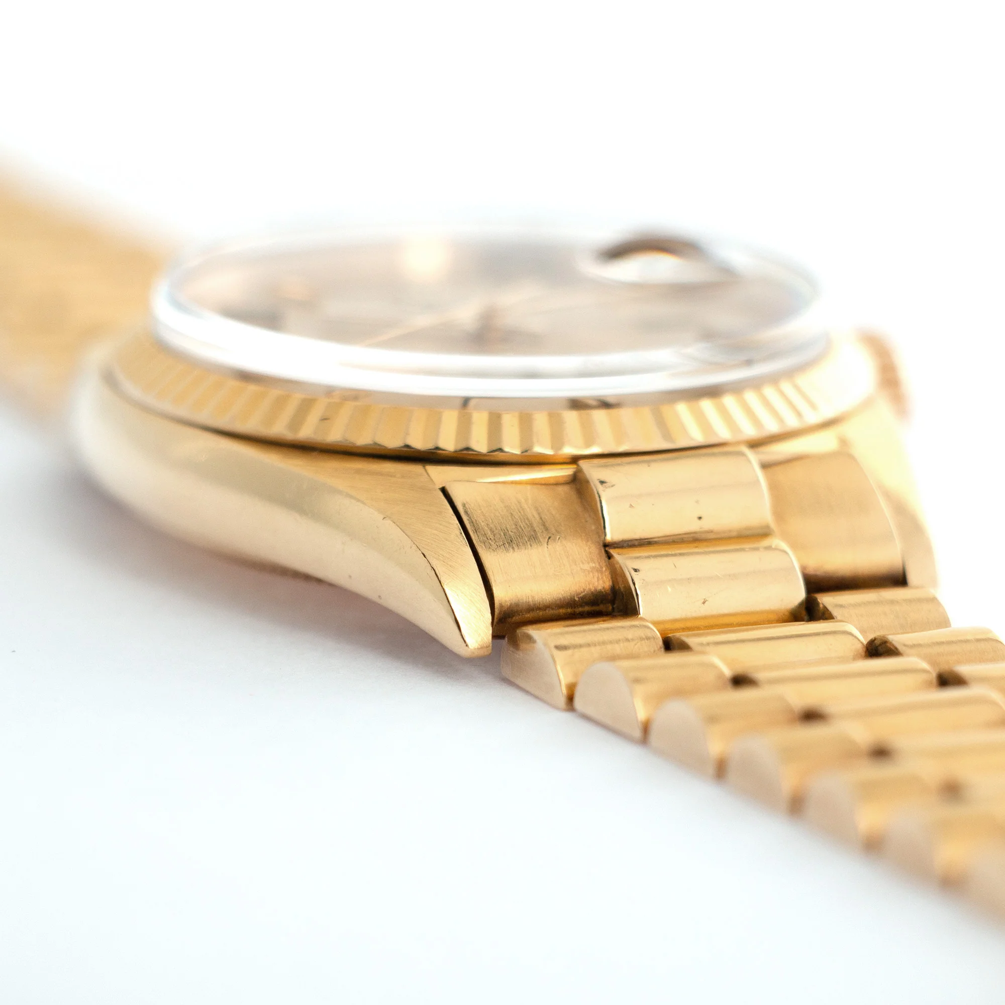 Rolex Yellow Gold Day-Date Ref. 1803 with Linen Dial - Image 3