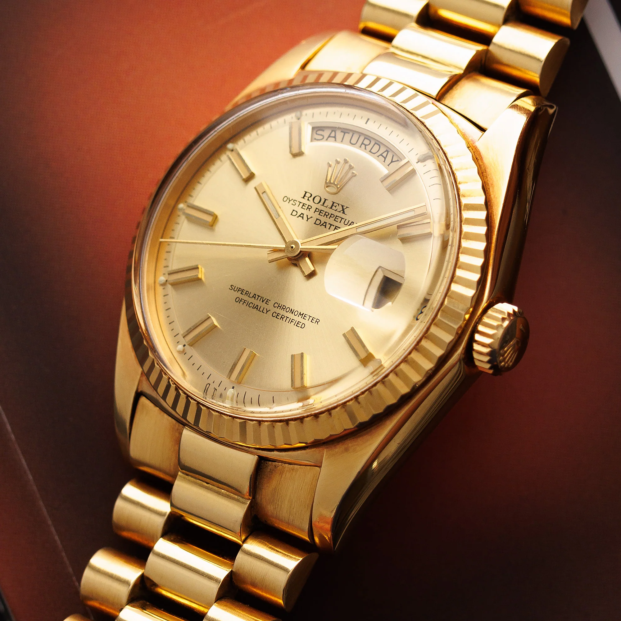 Rolex Yellow Gold Day Date Ref. 1803 with Wide Boy Dial - Image 2