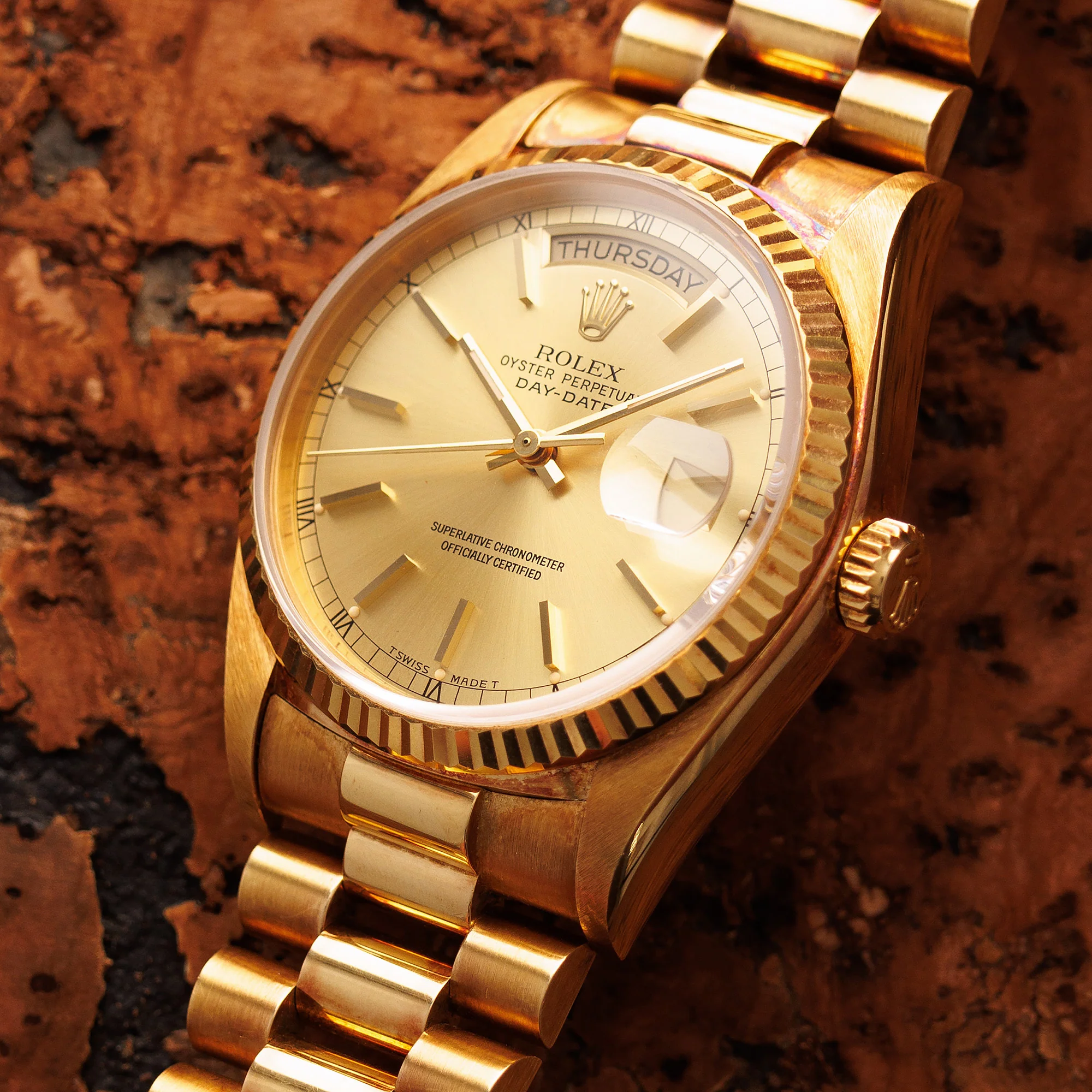 Rolex Yellow Gold Day Date Ref. 18038 in Like New Condition - Image 2