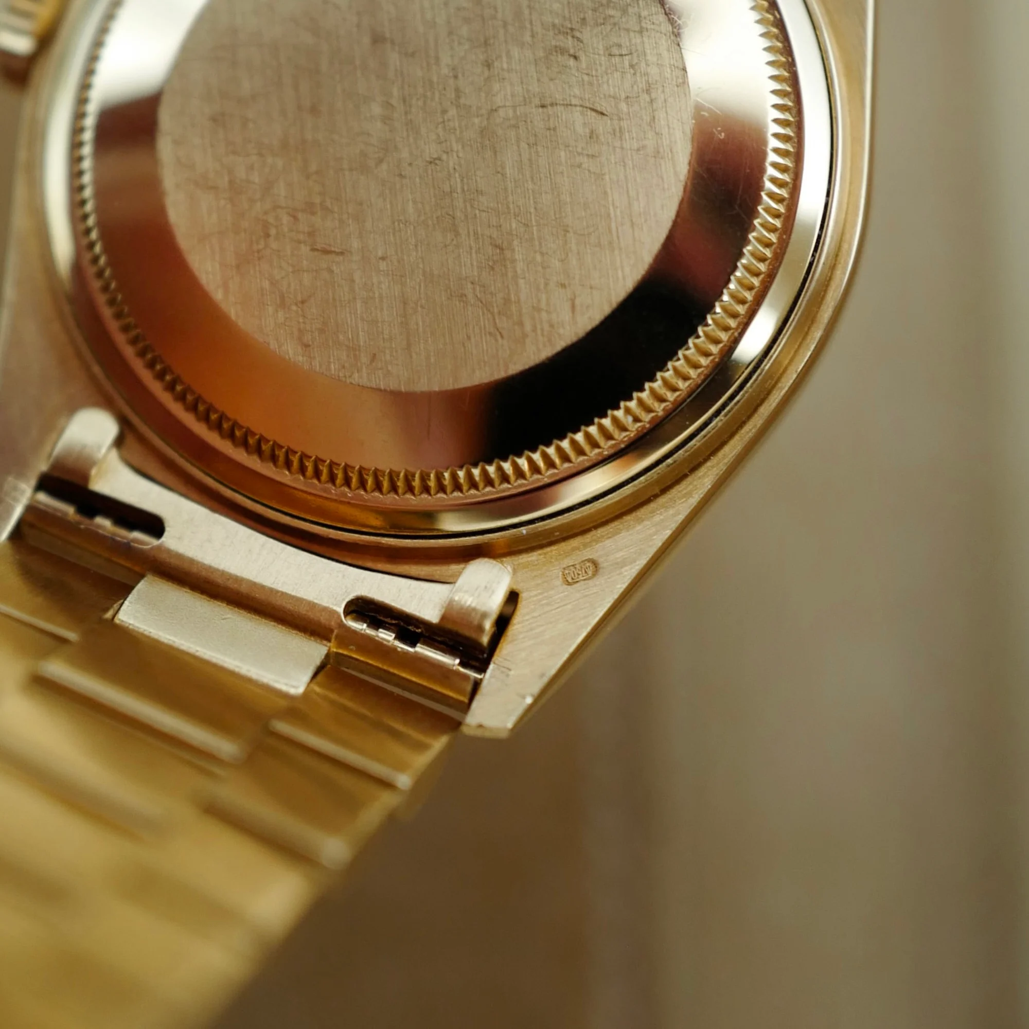 Rolex Yellow Gold Day-Date Ref. 18038 with Pave Diamonds Dial - Image 9