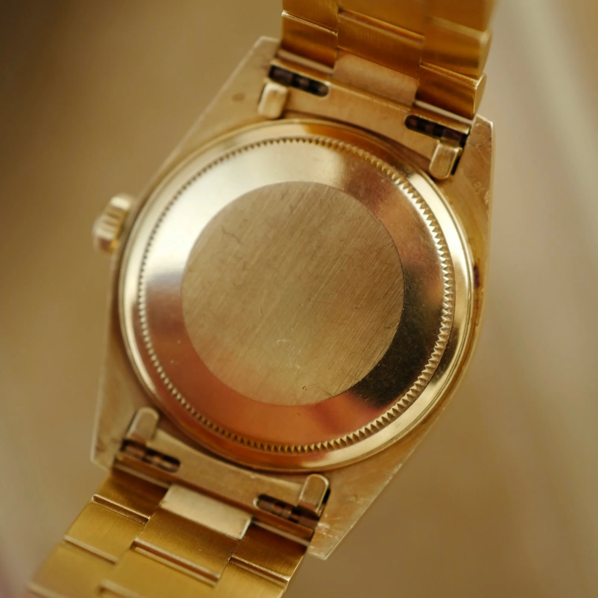 Rolex Yellow Gold Day-Date Ref. 18148 with Sapphire and Diamond String Dial and Bezel (New Arrival) - Image 4