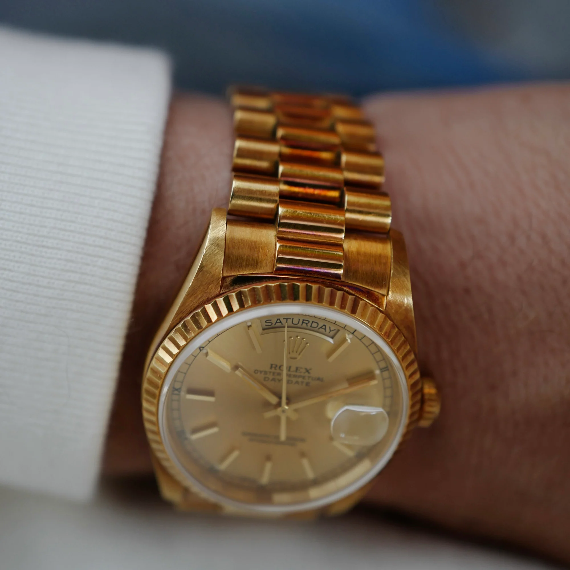 Rolex Yellow Gold Day-Date Ref. 18238 in Top Condition with Paper (New Arrival) - Image 8