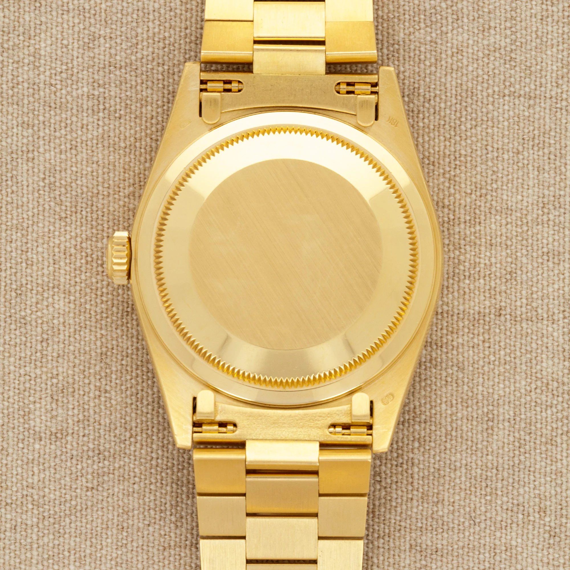 Rolex Yellow Gold Day-Date Ref. 18238 with Emerald String Dial - Image 7