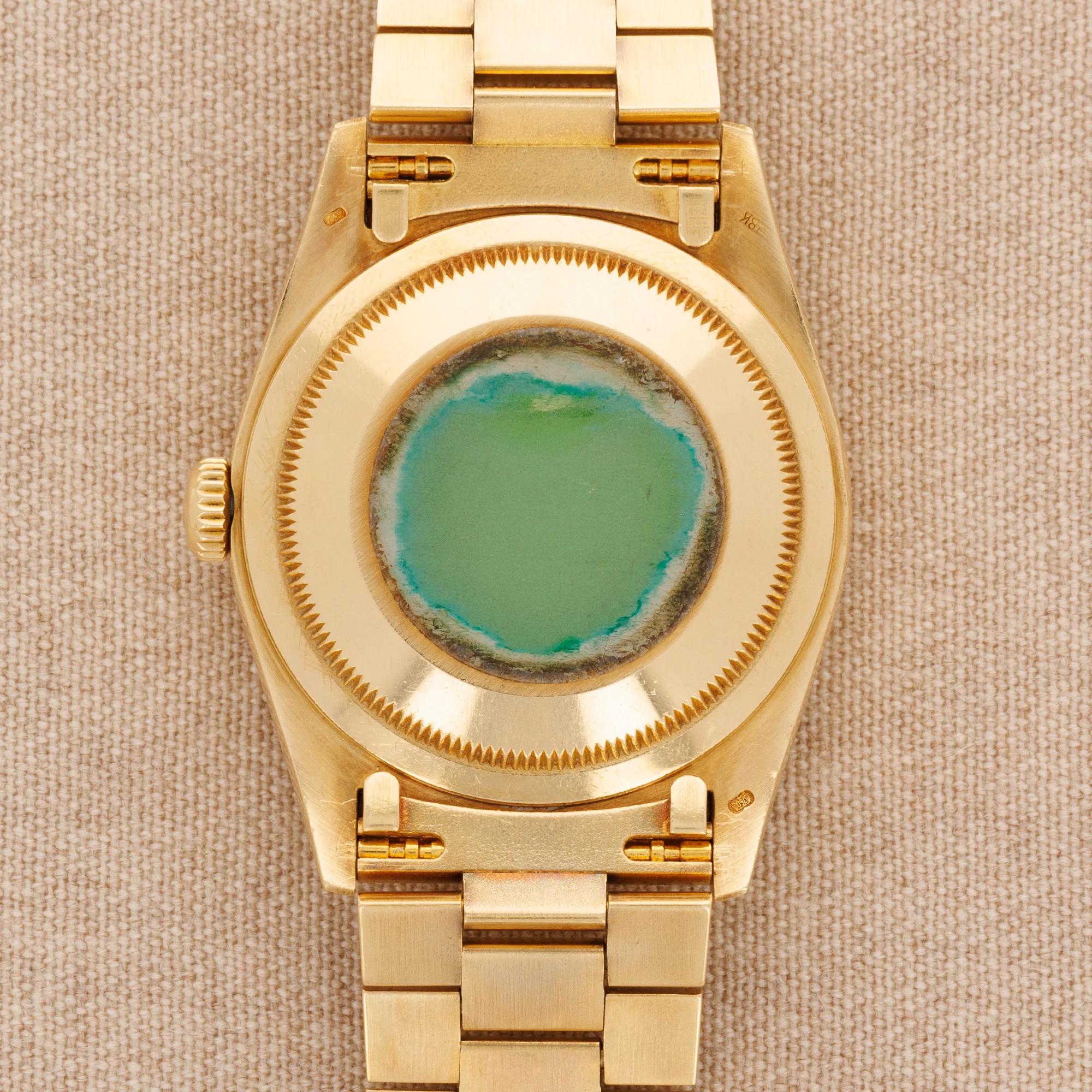 Rolex Yellow Gold Day Date Ref. 18238 with Ruby String Dial - Image 3