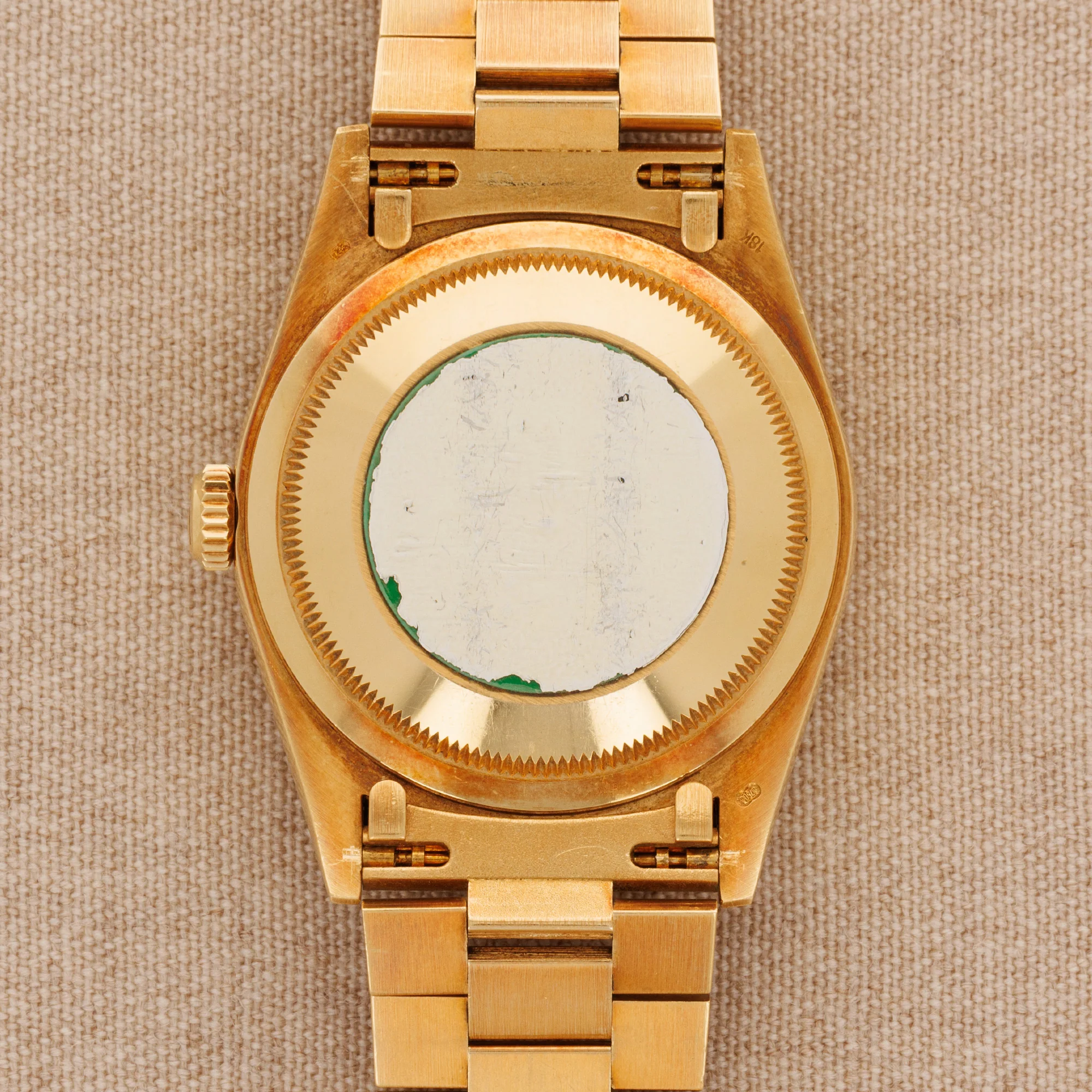 Rolex Yellow Gold Day Date Ref. 18248 with Factory Bark Finish - Image 3