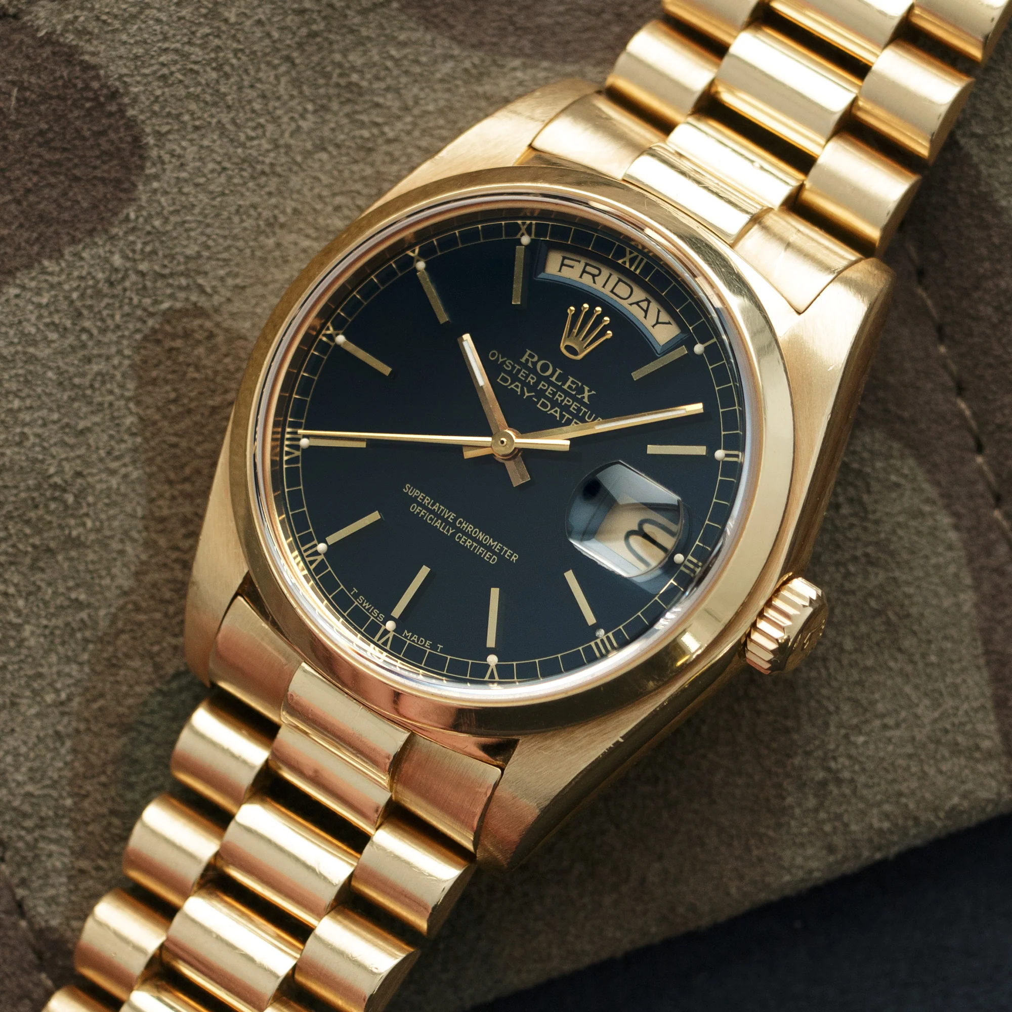 Rolex Yellow Gold Day-Date Watch Ref. 18028 - Image 2