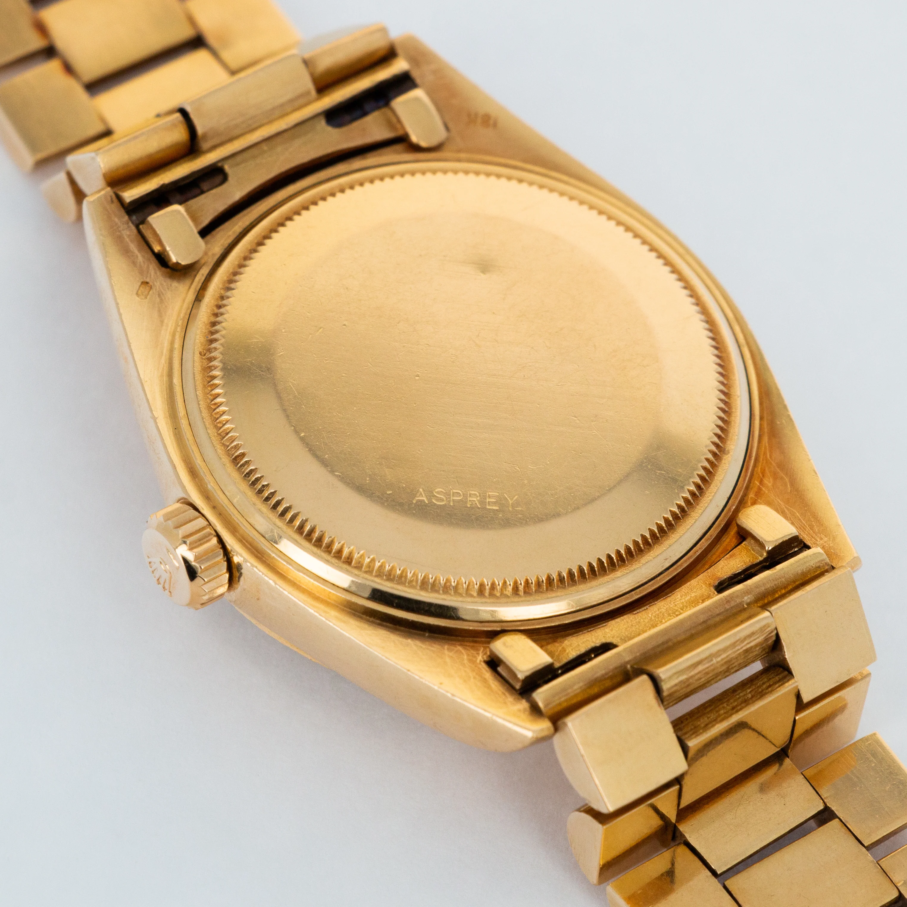 Rolex Yellow Gold Day-Date Watch Ref. 1807, Retailed by Asprey with Khanjar Emblem - Image 4