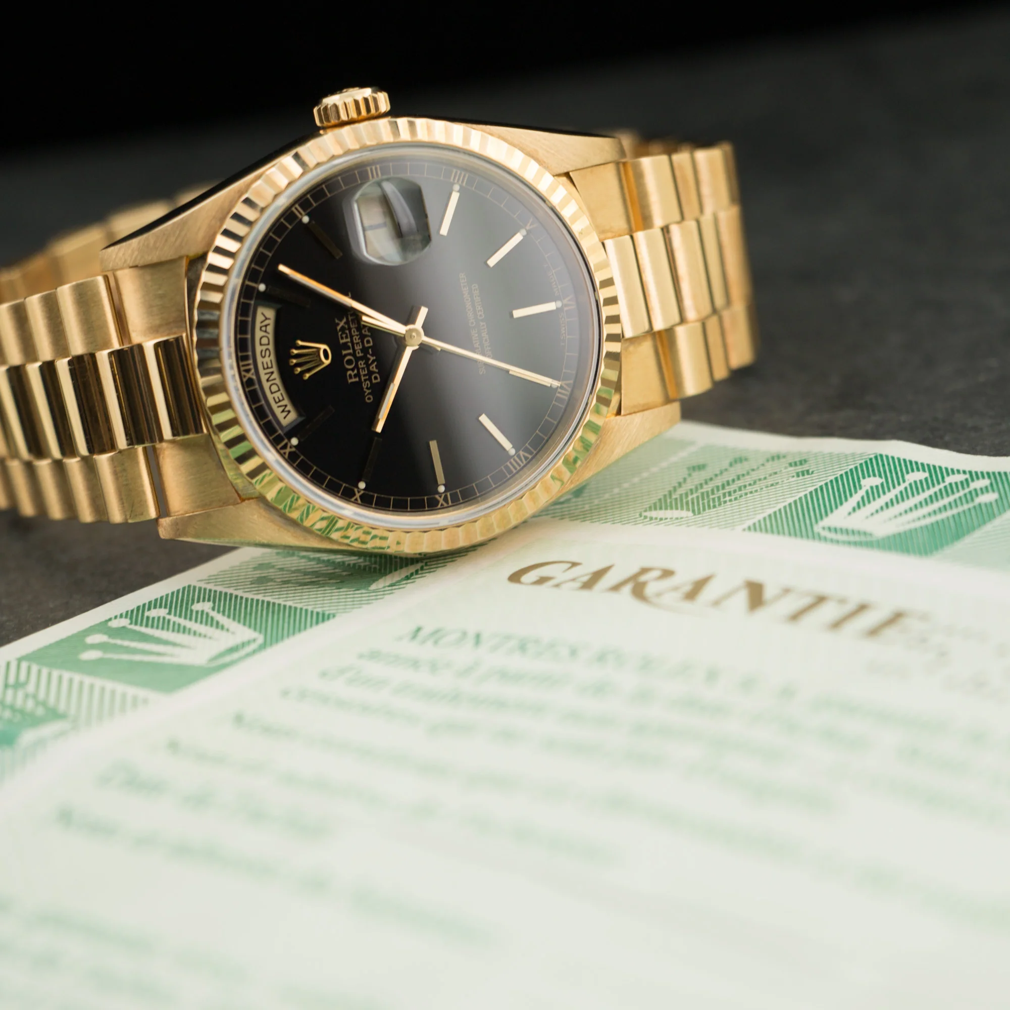 Rolex Yellow Gold Day-Date Watch Ref. 18238 - Image 7