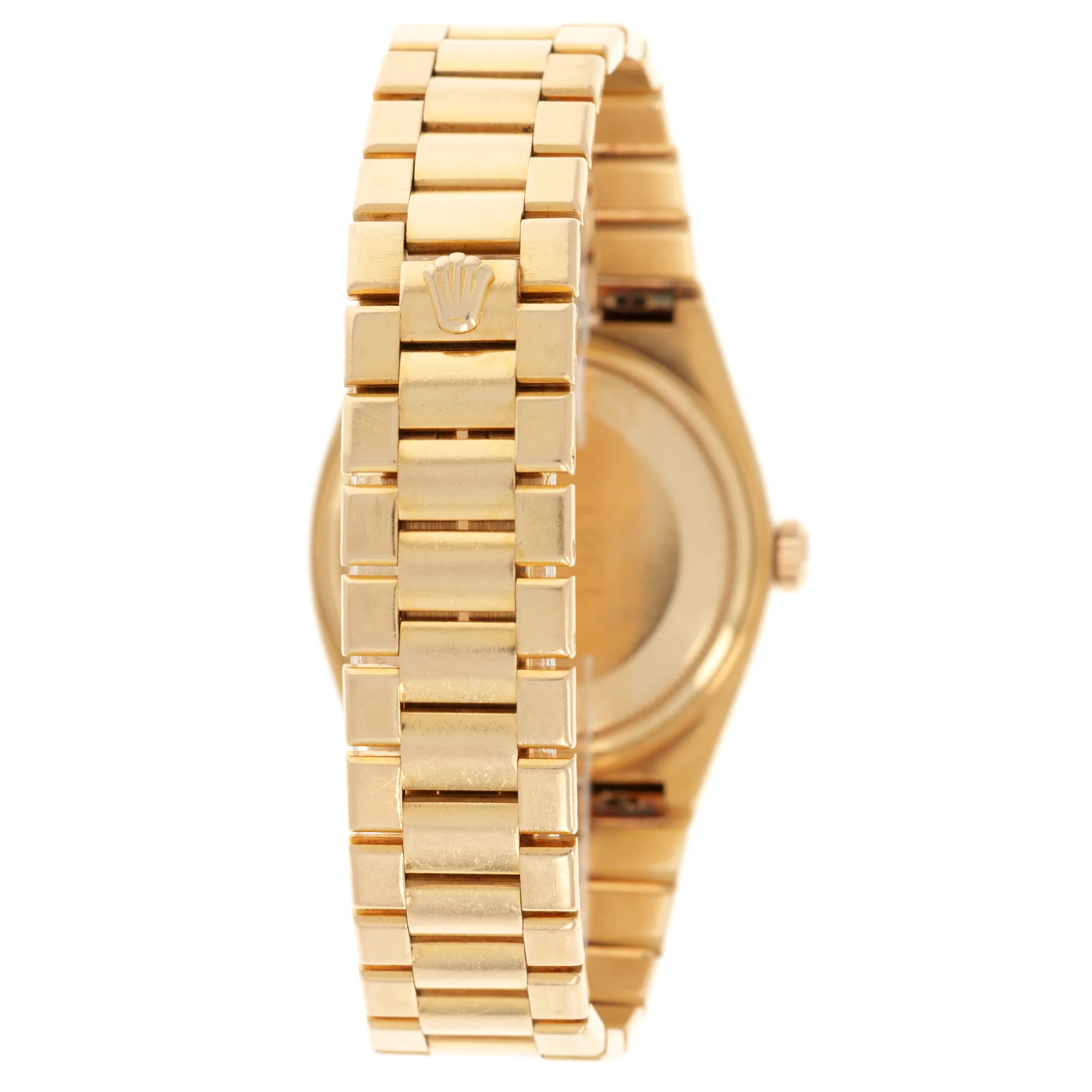 Rolex Yellow Gold Day-Date Oysterquartz Ref. 19018 with Wood Dial - Image 8