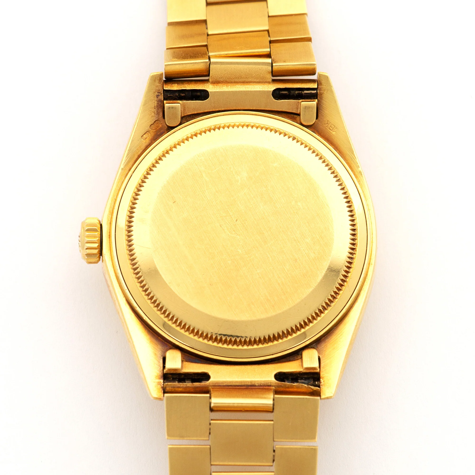 Rolex Yellow Gold Day-Date Wood Dial Watch Ref. 18038 - Image 5