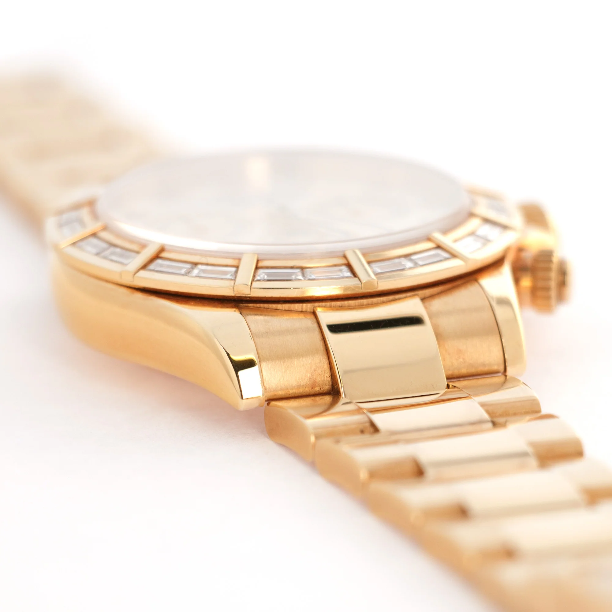 Rolex Yellow Gold Daytona Baguette Diamond Watch Ref. 116568 - Image 3