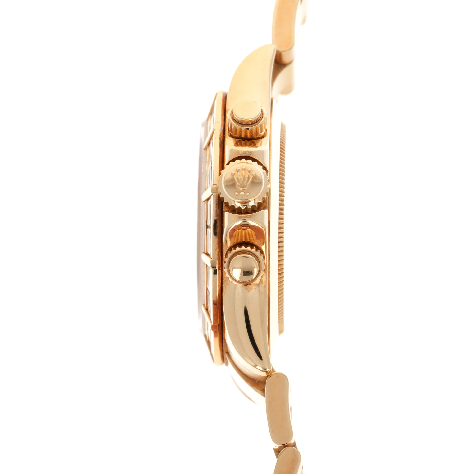 Rolex Yellow Gold Daytona Baguette Diamond Watch Ref. 116568 - Image 4