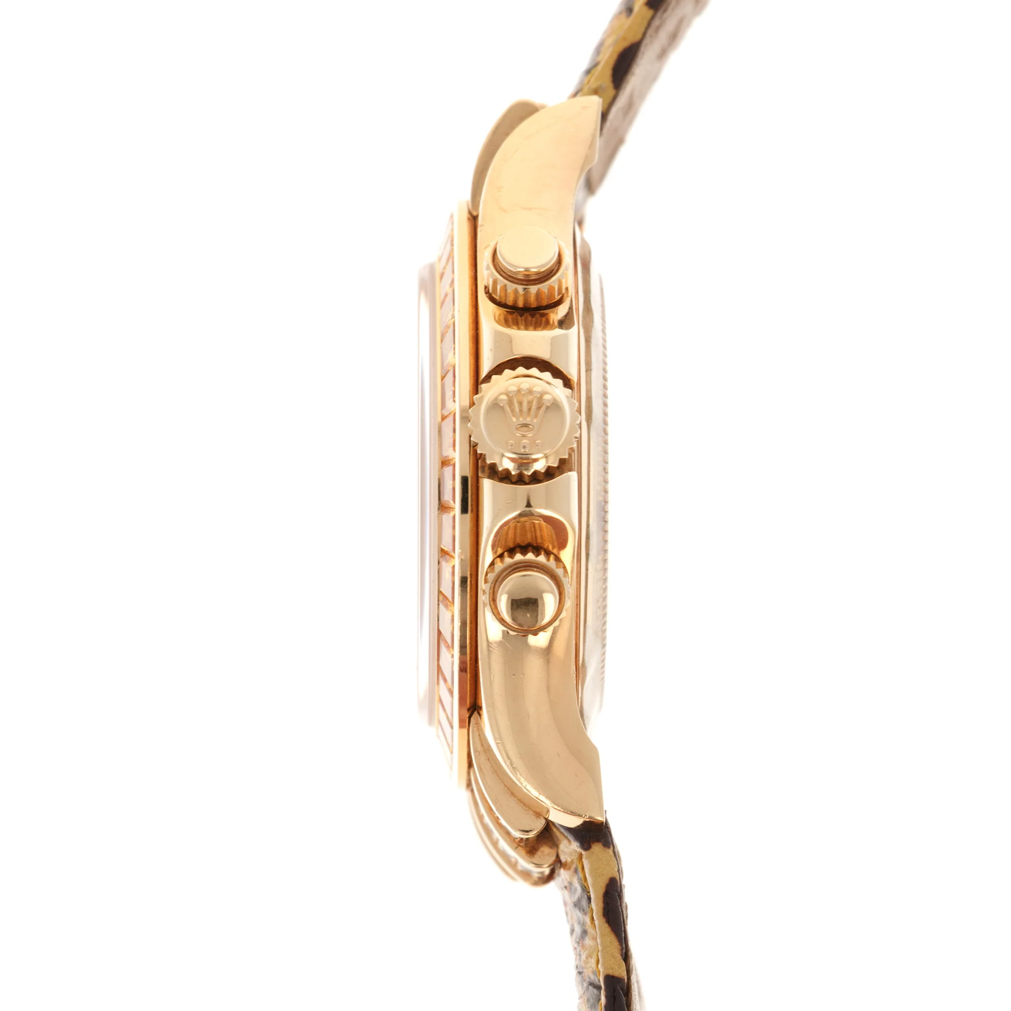 Rolex Yellow Gold Daytona Leopard Watch Ref. 116598 - Image 3