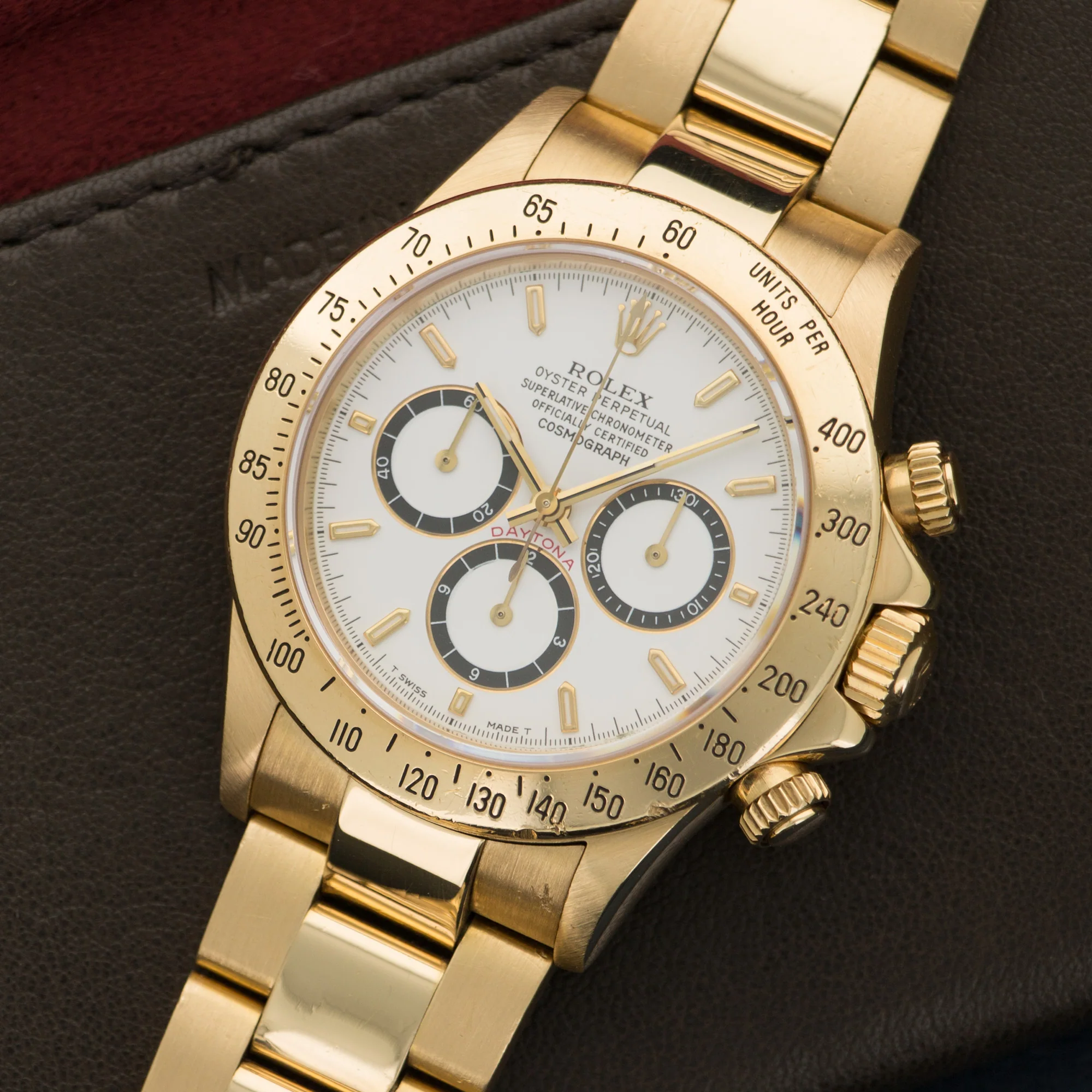 Rolex Yellow Gold Daytona Zenith Watch Ref. 16528 - Image 2