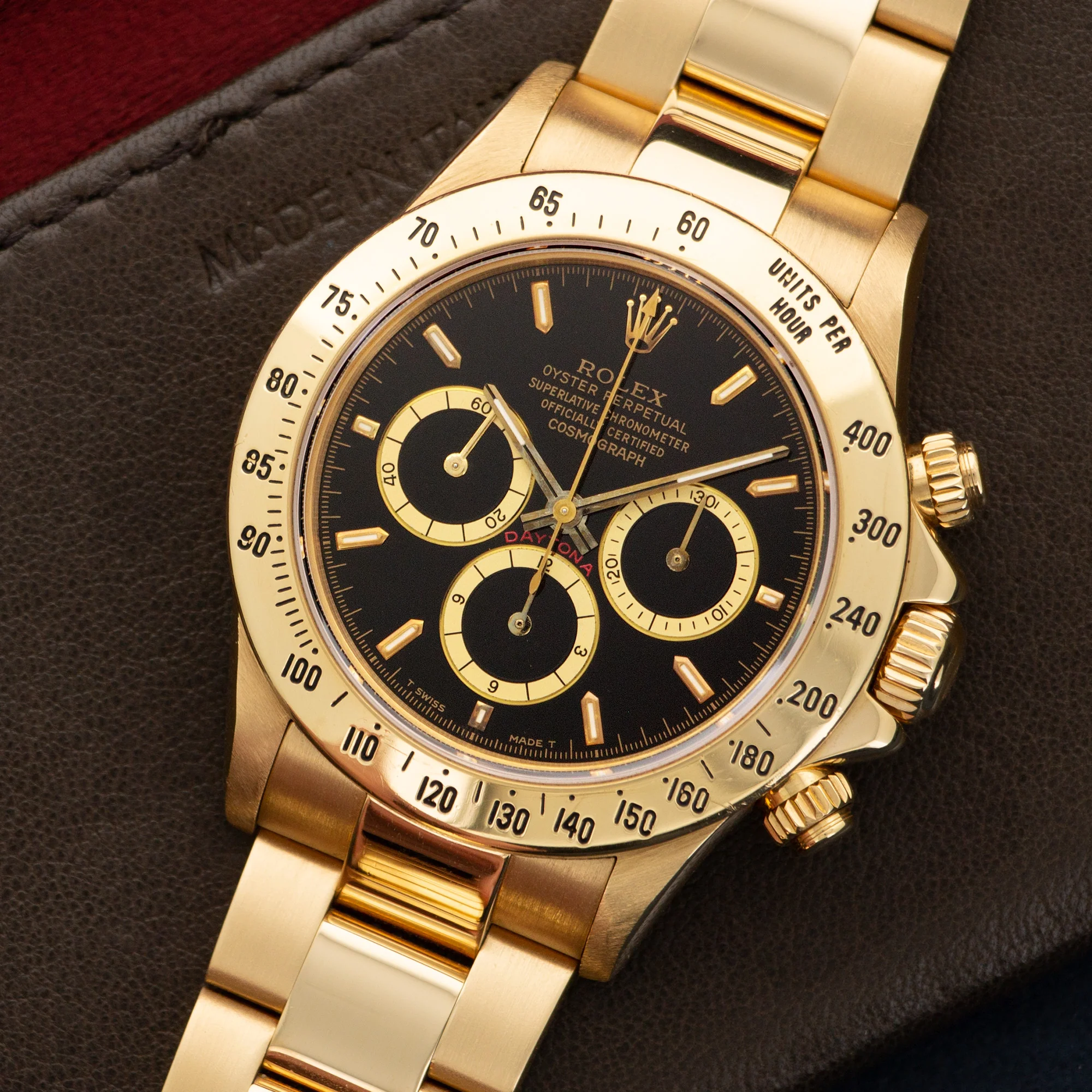 Rolex Yellow Gold Daytona Zenith Watch Ref. 16528 - Image 2
