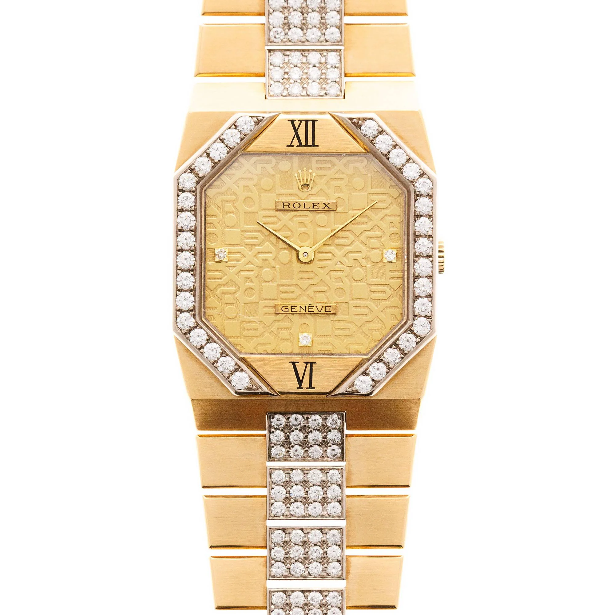 Rolex Yellow Gold Diamond Cellini Watch Ref. 5155/8