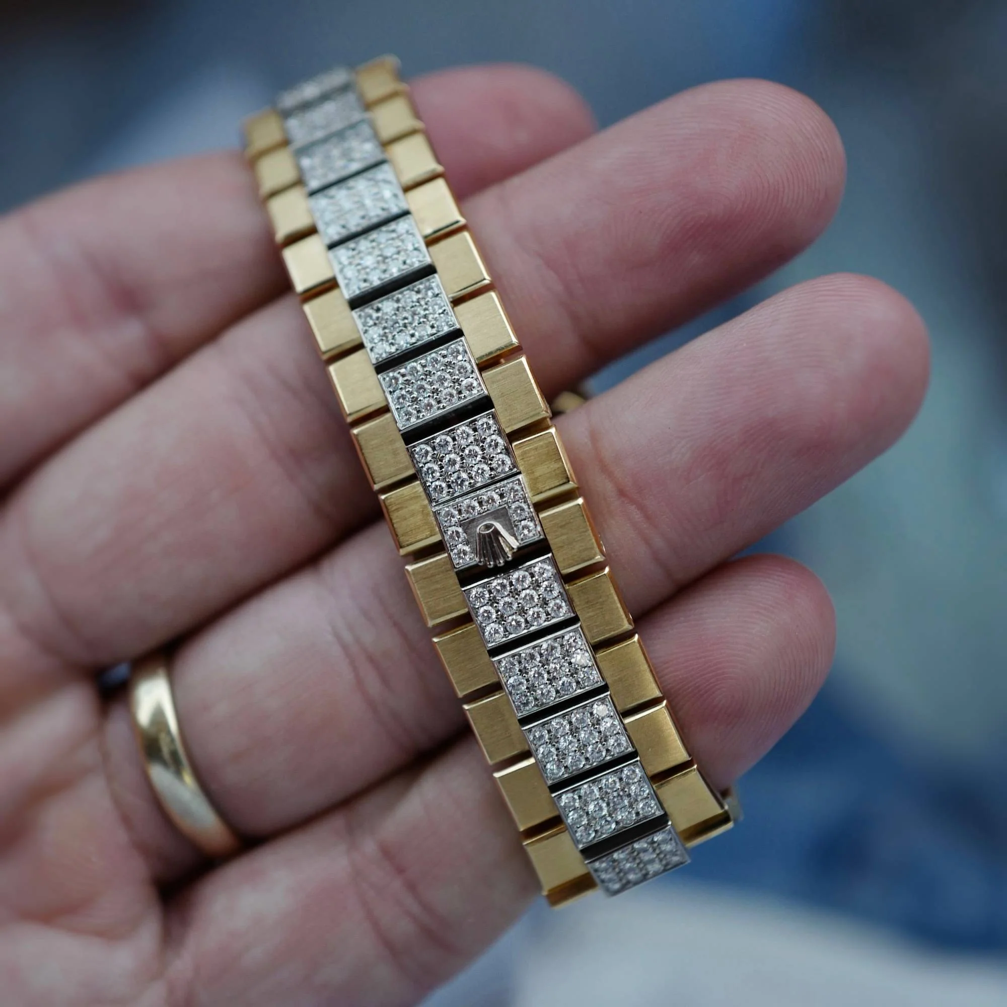 Rolex Yellow Gold Diamond Cellini Watch Ref. 5155/8 - Image 6