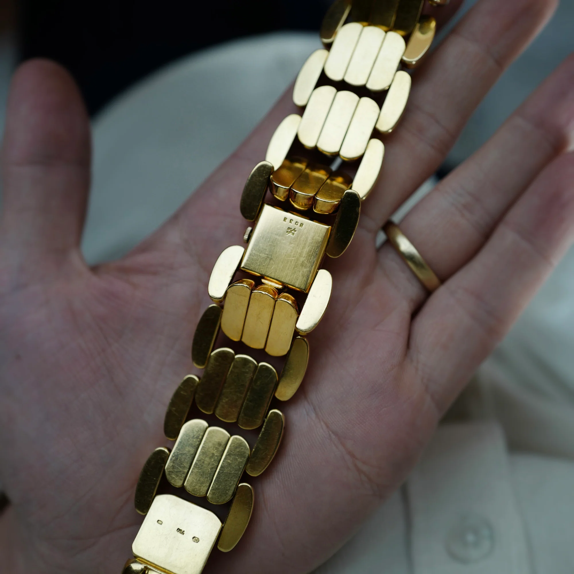 Rolex Yellow Gold Diamond Cover Watch, 1940s - Image 5