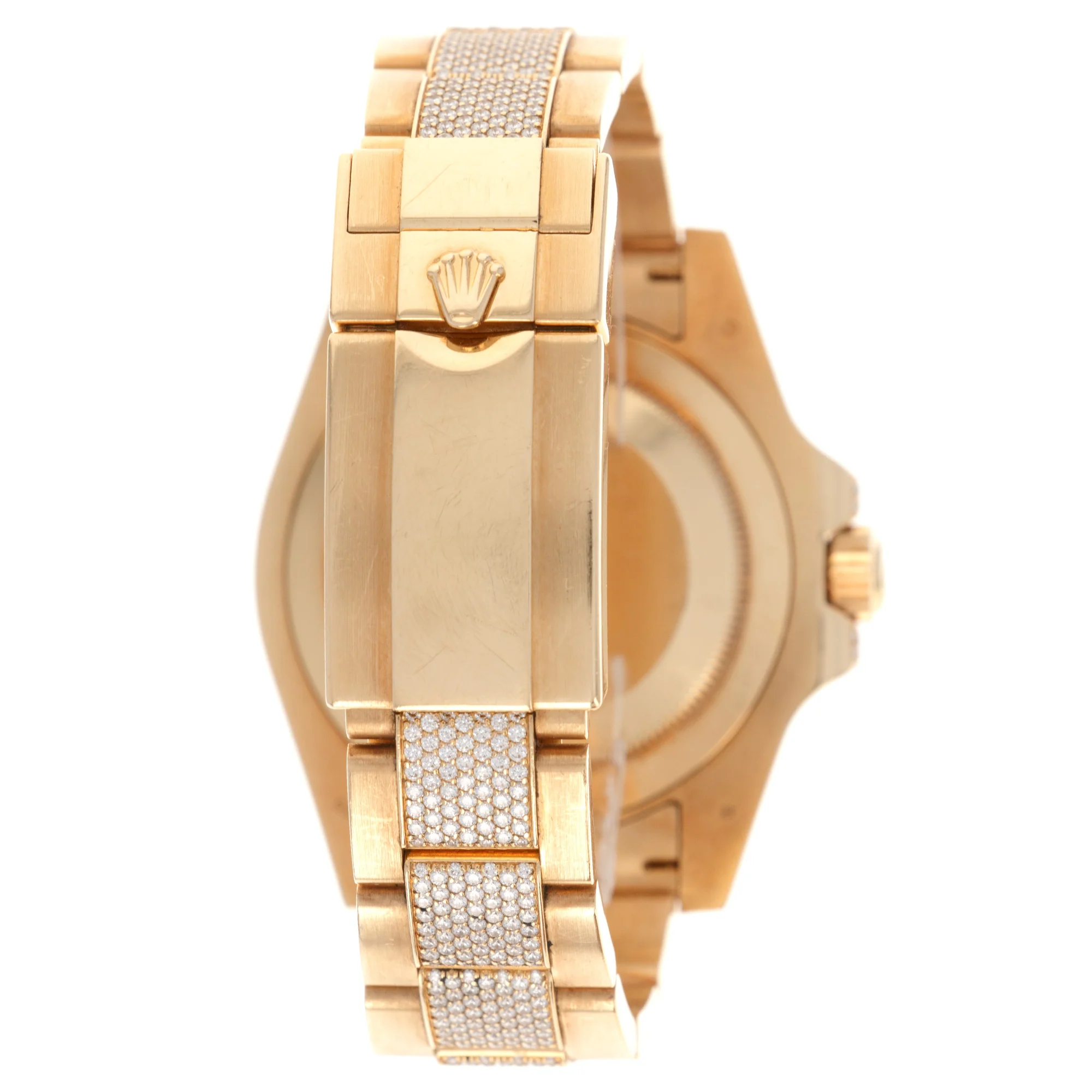 Rolex Yellow Gold GMT-Master II Diamond Sapphire Ruby Watch Ref. 116758 - Image 6