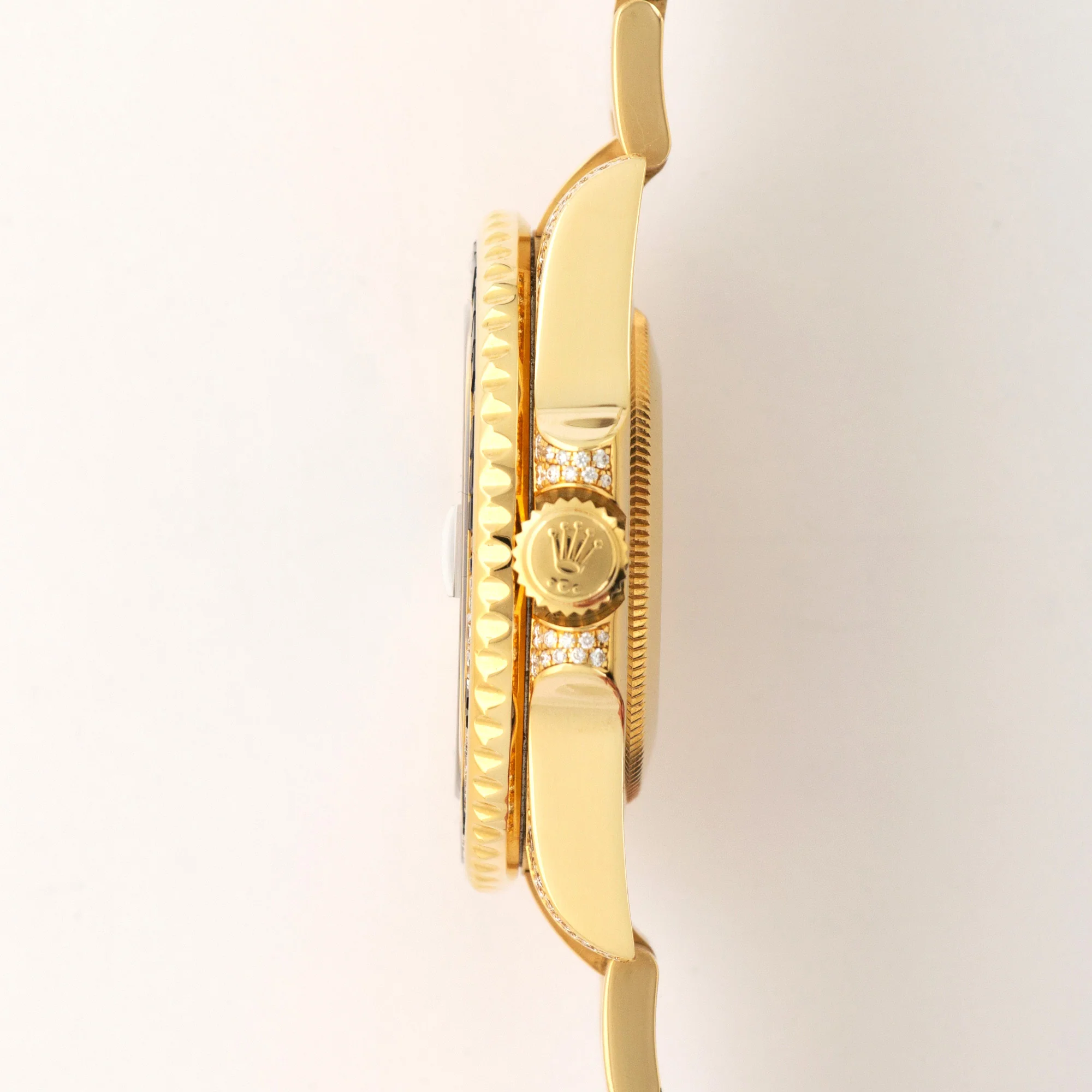 Rolex Yellow Gold GMT-Master II Diamond & Sapphire Watch Ref. 116758 - Image 4