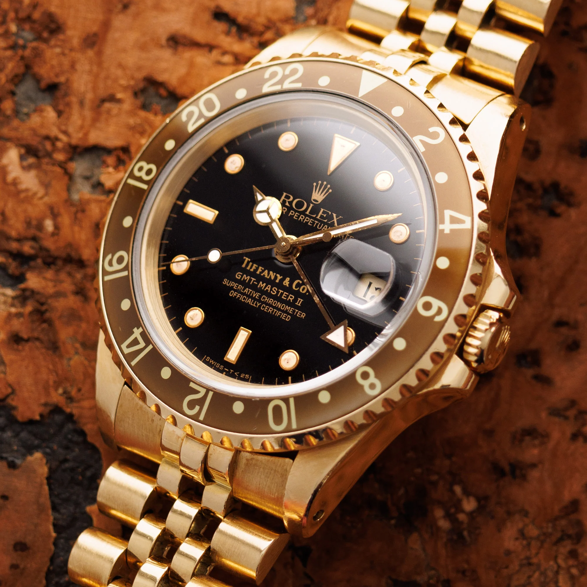 Rolex Yellow Gold GMT-Master II Ref. 16718 retailed by Tiffany & Co. - Image 2