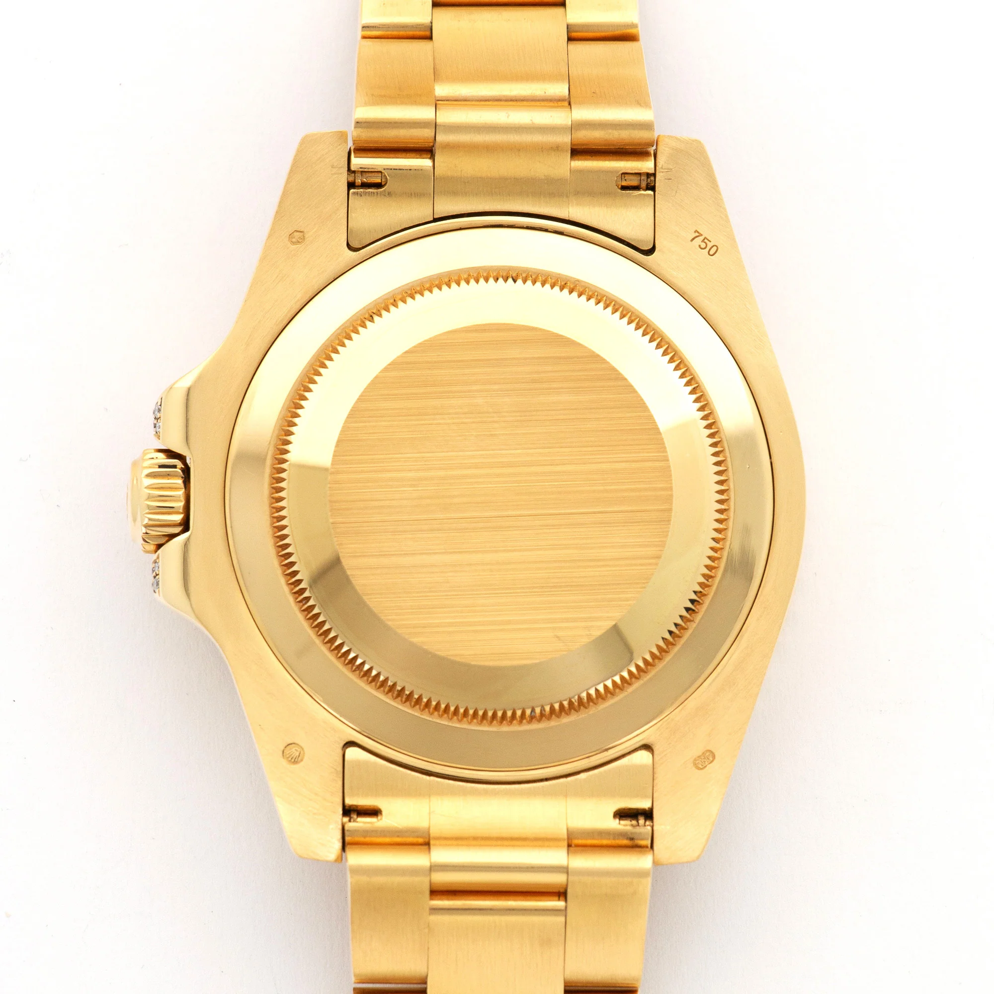 Rolex Yellow Gold GMT-Master II Sapphire Diamond Watch Ref. 116758 - Image 5